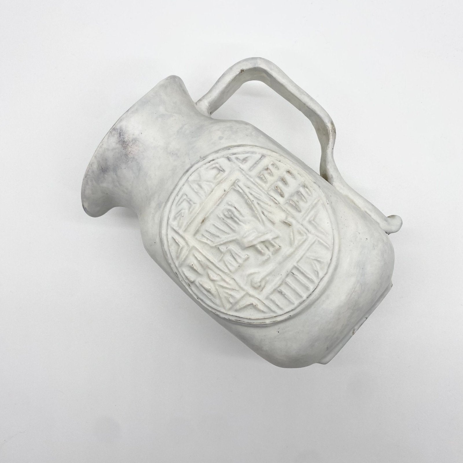 PICHET CÉRAMIQUE ÉMAILLÉE VALLAURIS, 1960s