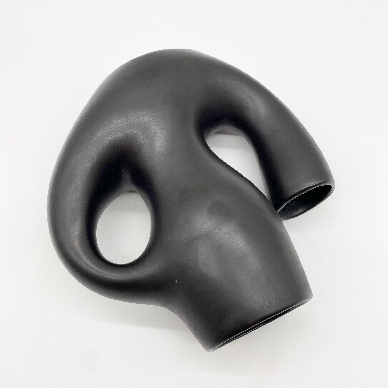 VASE "REVERNAY" CÉRAMIQUE NOIRE, 1950s