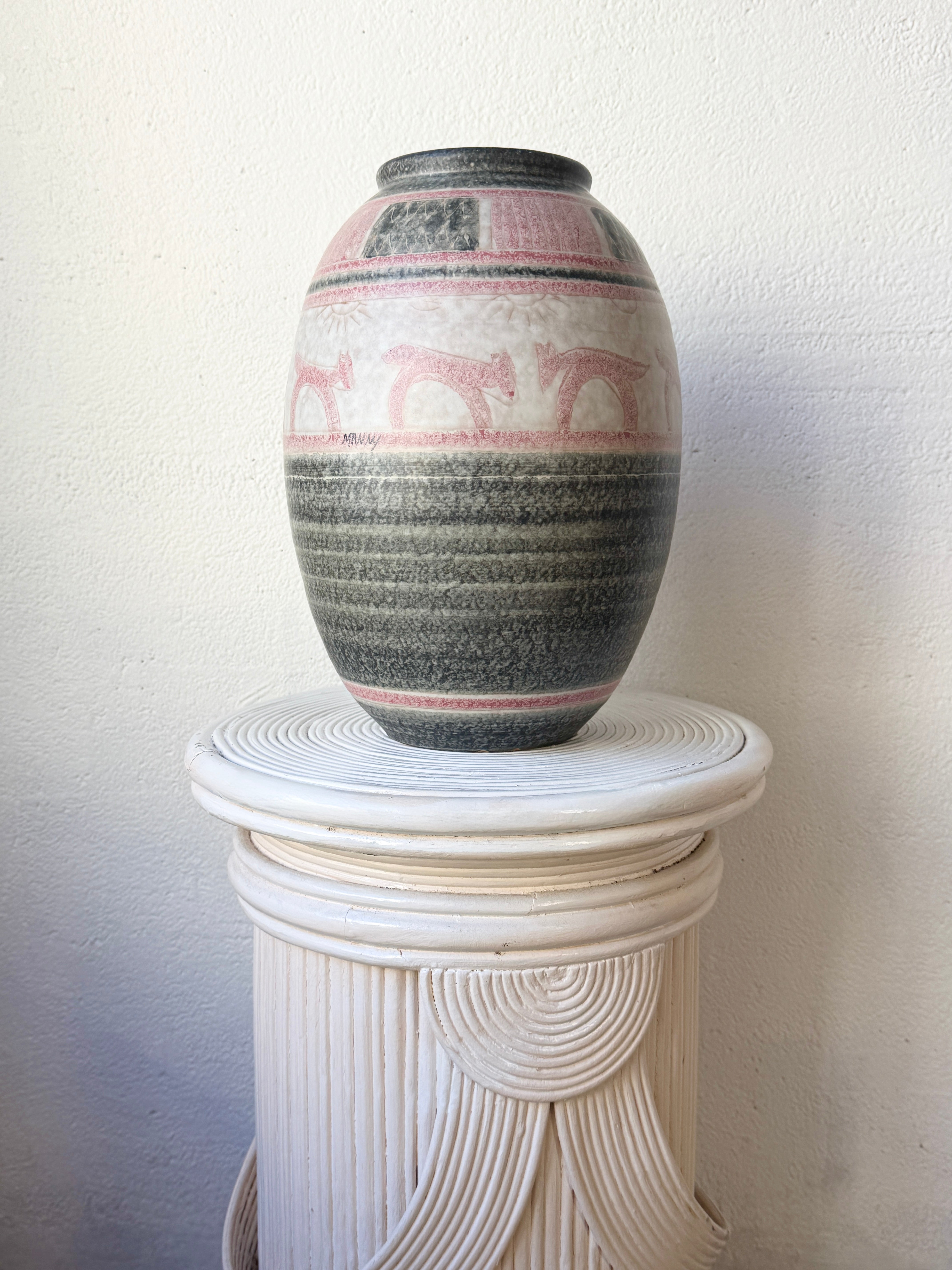 GRAND VASE EN CÉRAMIQUE, SILVANO VANNUZZI 1960s