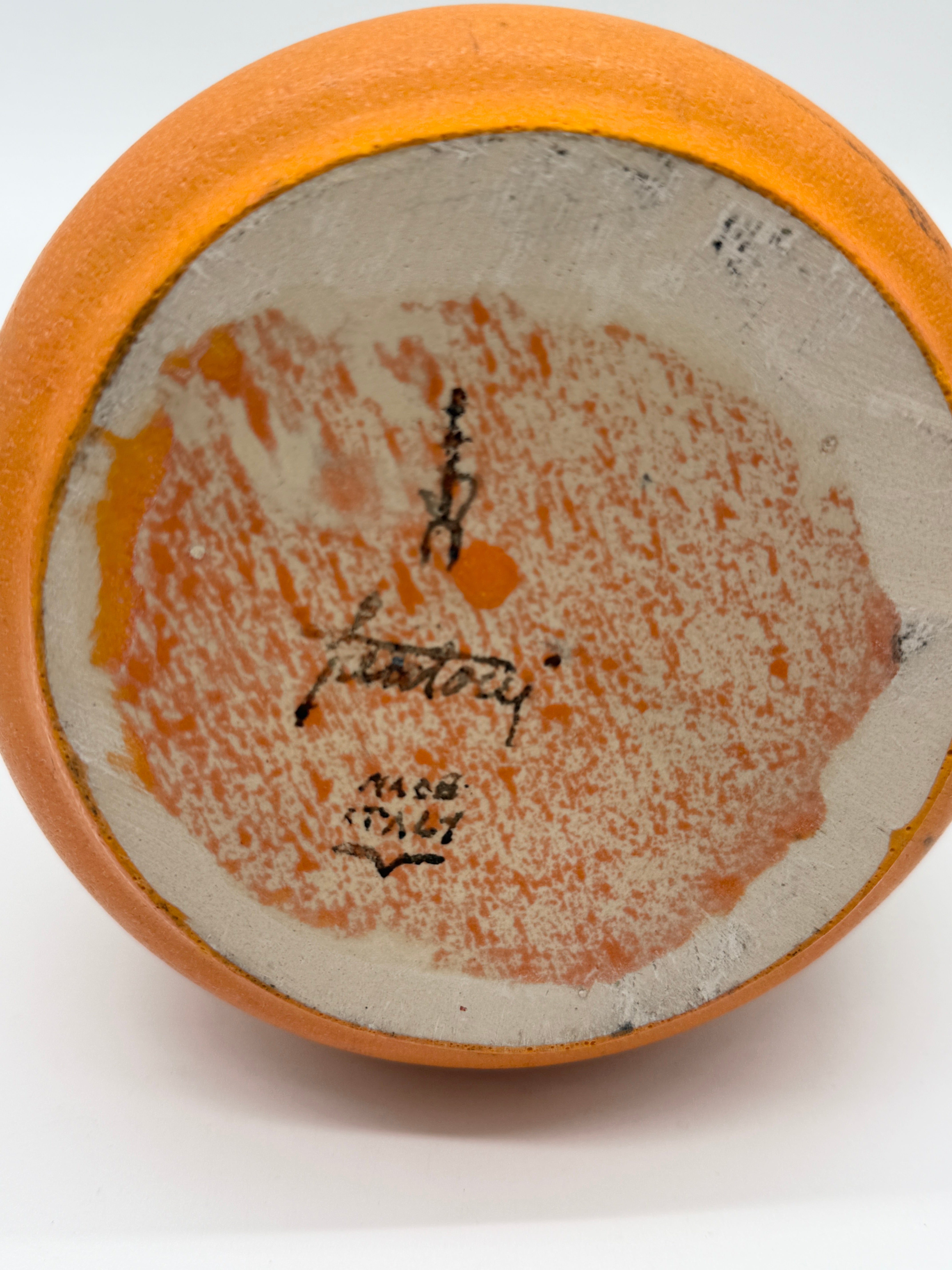 VASE BOUTEILLE - CÉRAMIQUE PAR MARCELLO FANTONI, ITALIE 1960s
