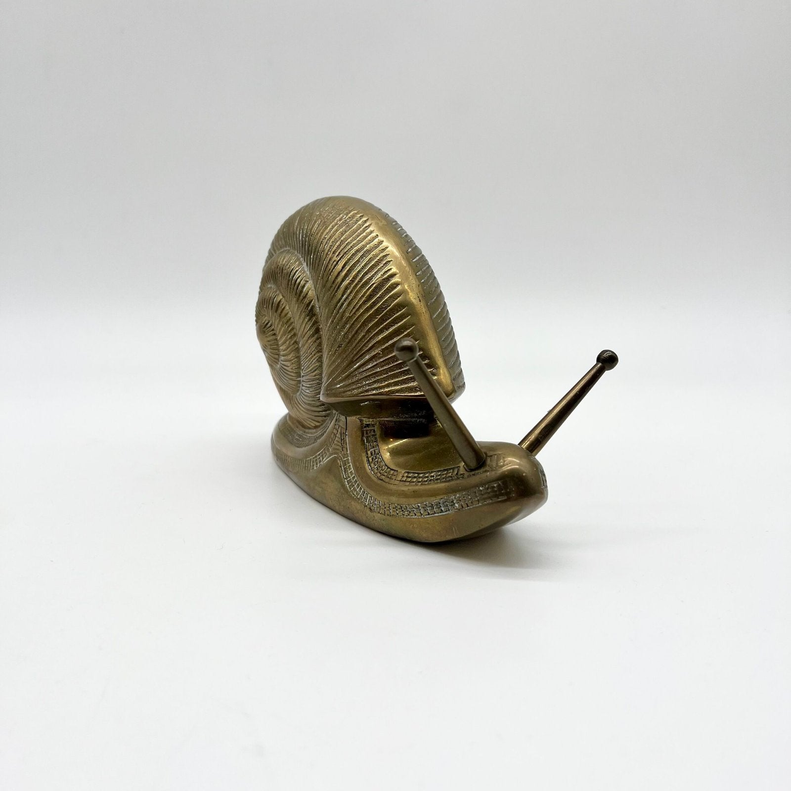 ESCARGOT "XXL" EN LAITON MASSIF – ALLEMAGNE, 1970s