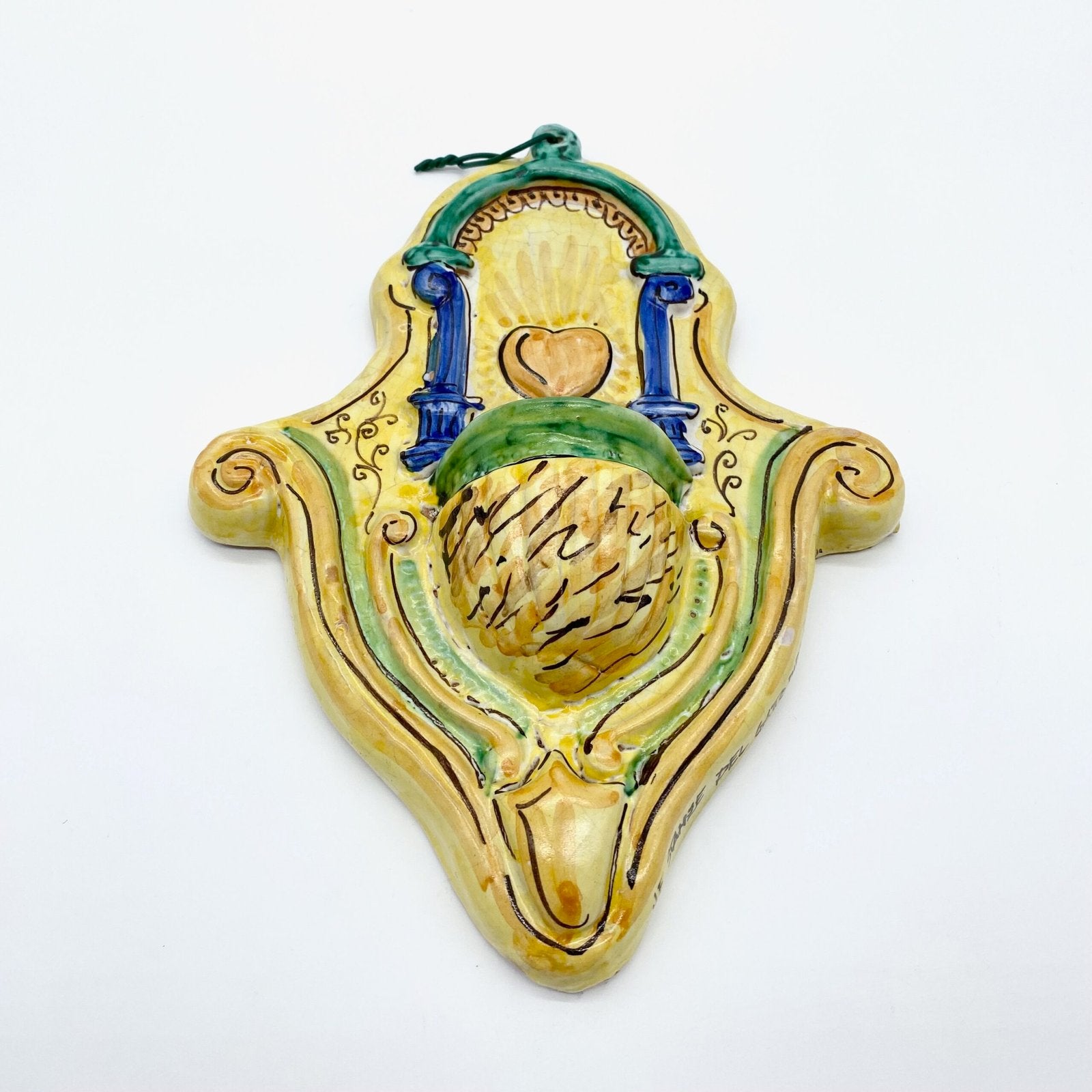 BENITIER COEUR BLEU "LE STANZE DEL GATTOPARDO", 1970