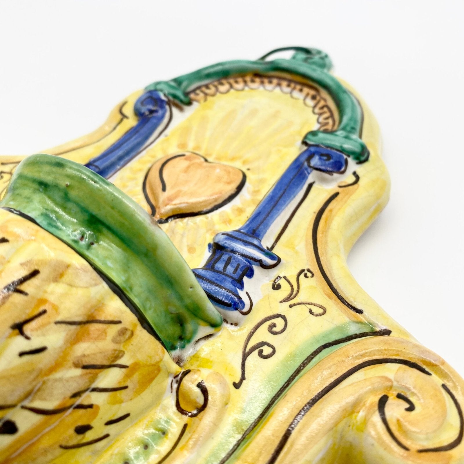 BENITIER COEUR BLEU "LE STANZE DEL GATTOPARDO", 1970