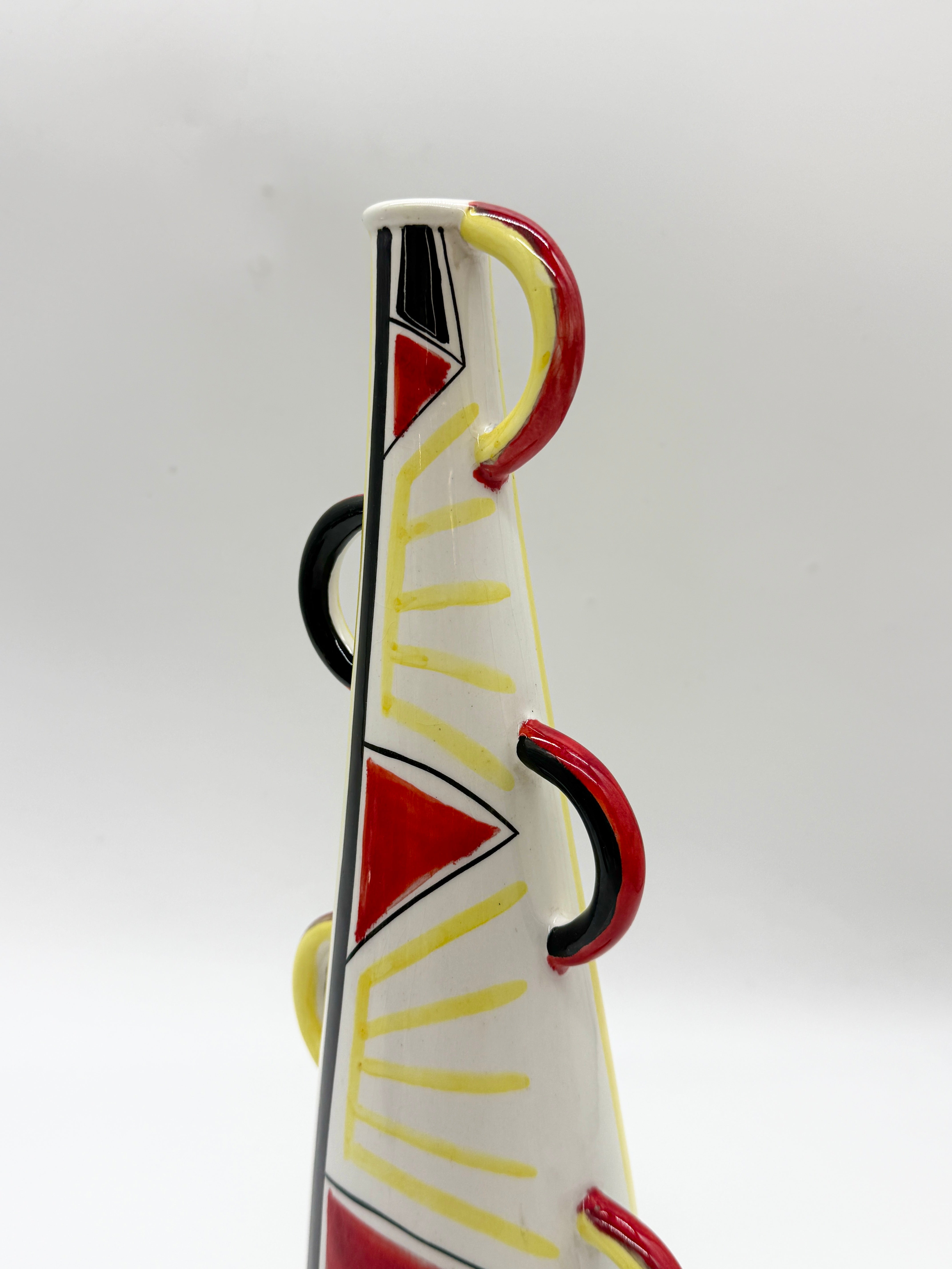 VASE SCULPTURAL – CORONETTI CUNARDO, ITALIE, 1980s
