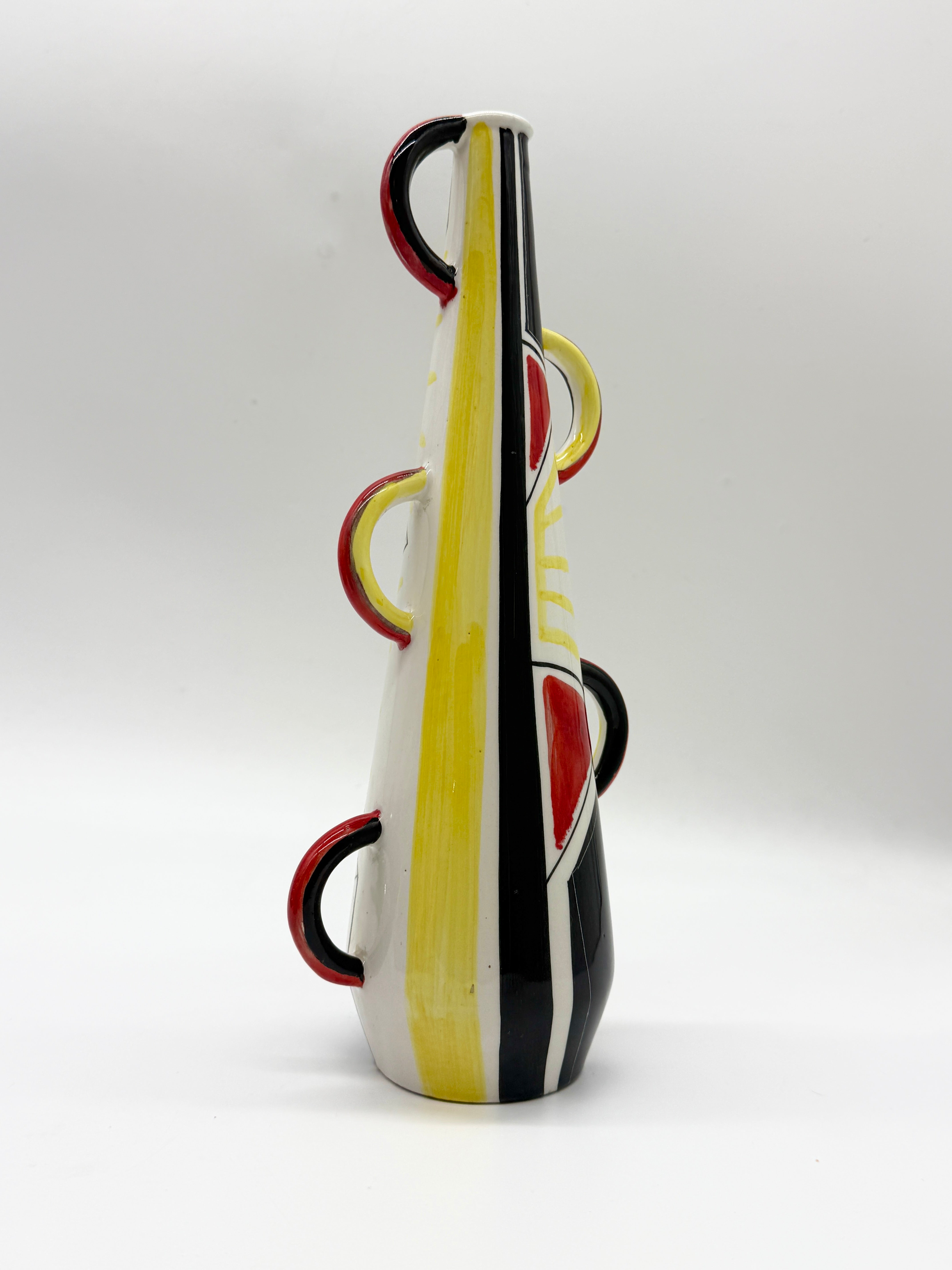 VASE SCULPTURAL – CORONETTI CUNARDO, ITALIE, 1980s