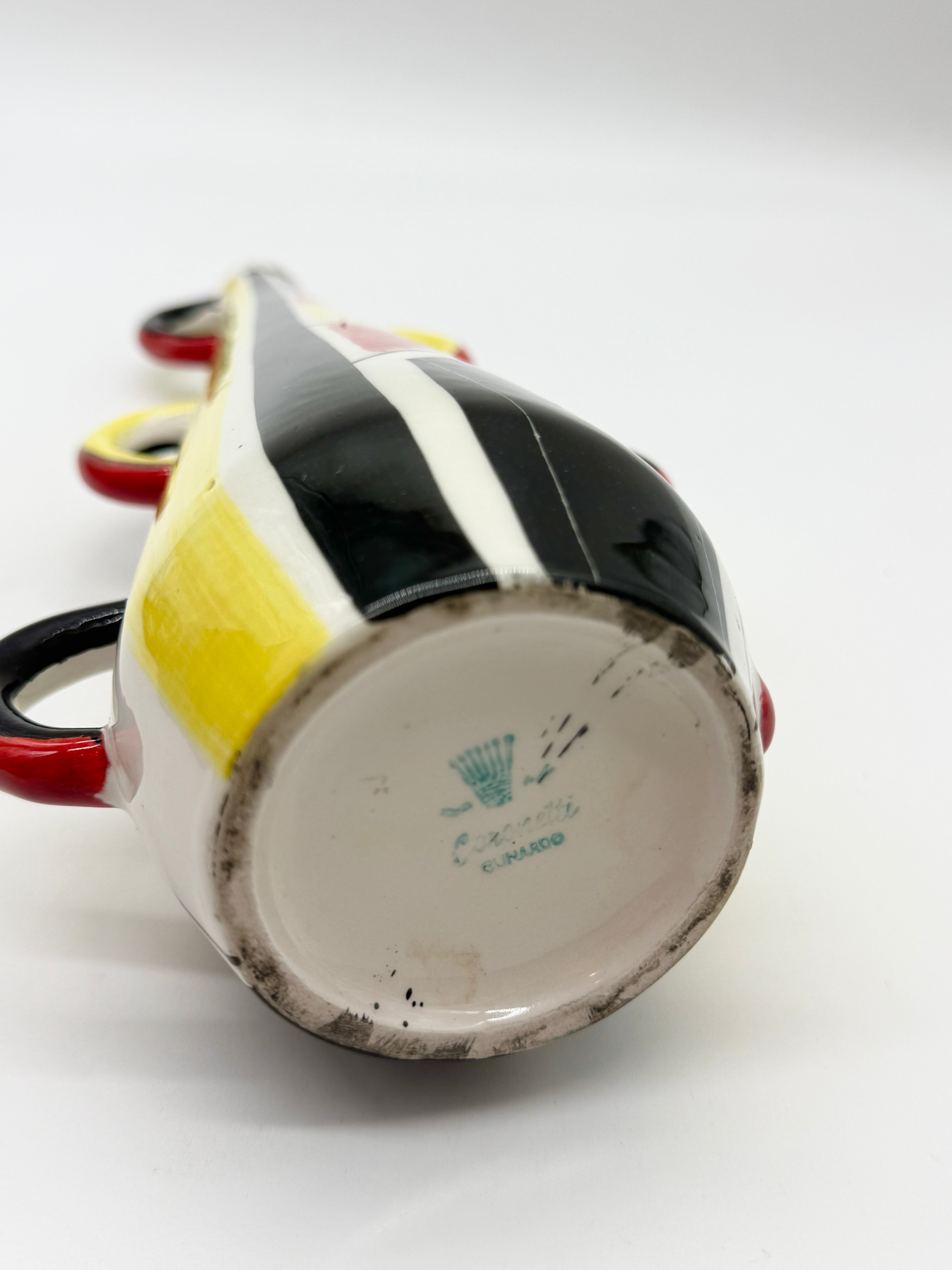 VASE SCULPTURAL – CORONETTI CUNARDO, ITALIE, 1980s