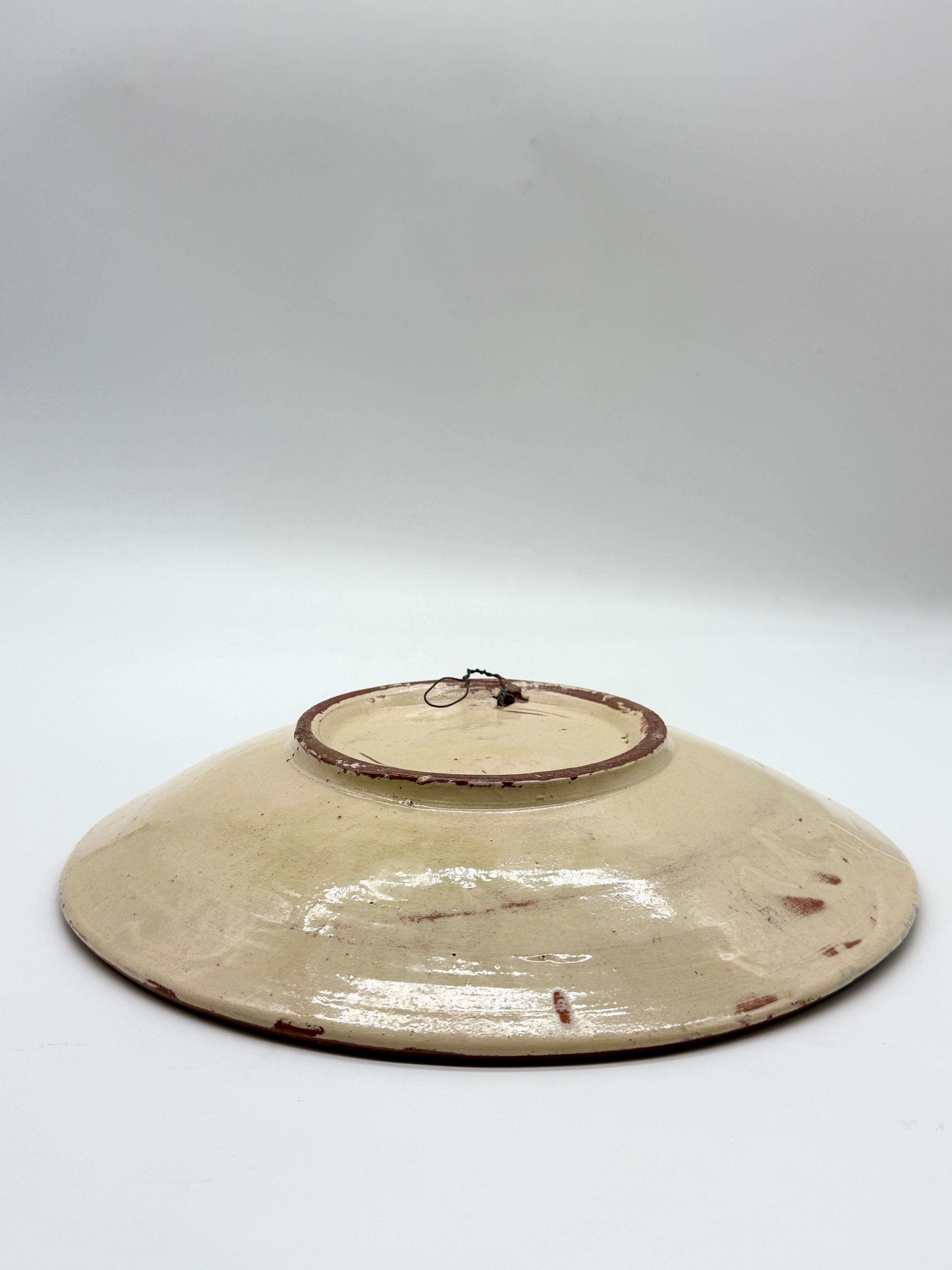 ASSIETTE MURALE « POISSON » PAR PUIGDEMONT, CATALOGNE 1960s
