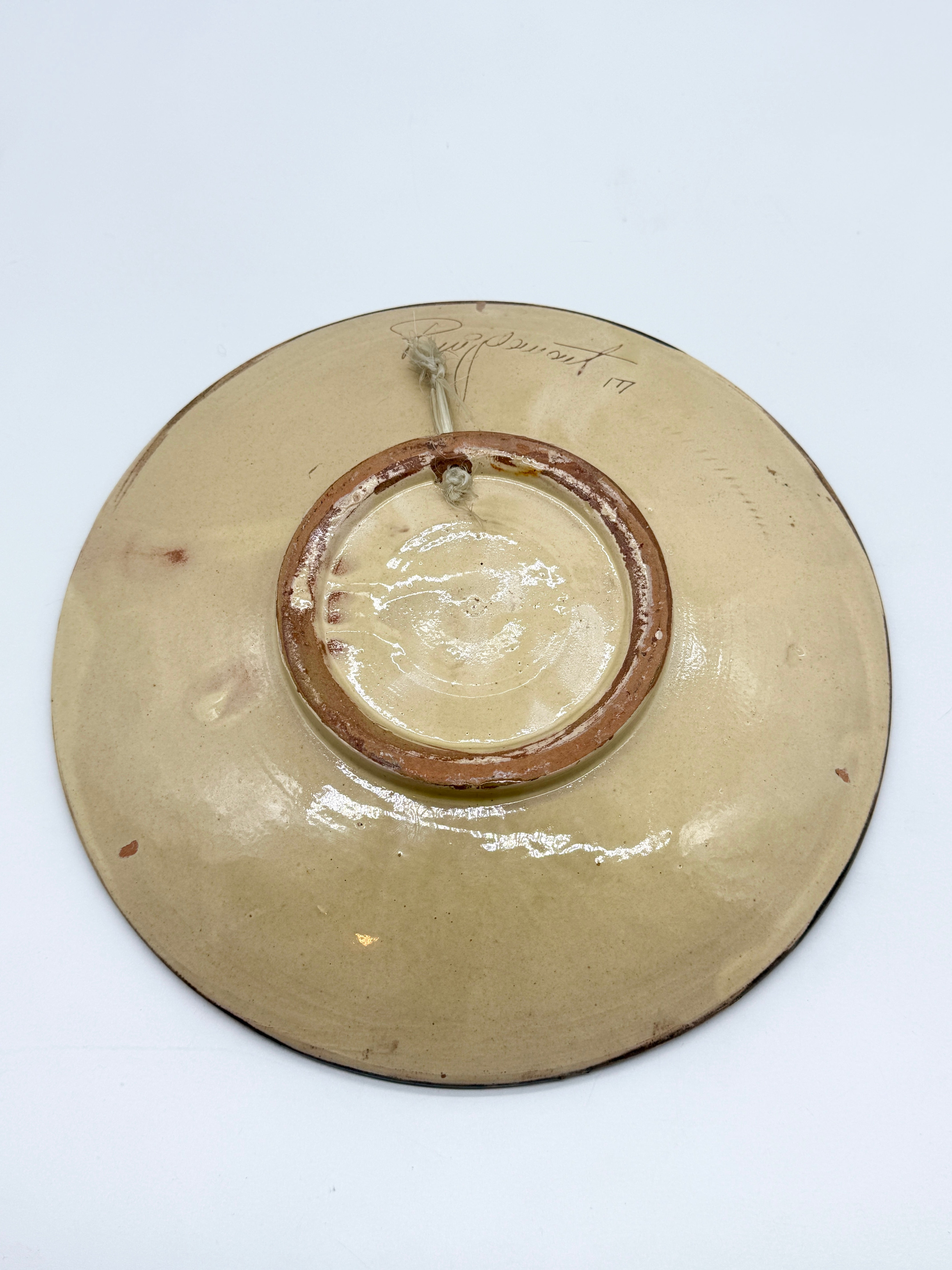 ASSIETTE POISSON FANTASTIQUE, PUIGDEMONT, CATALOGNE 1960s
