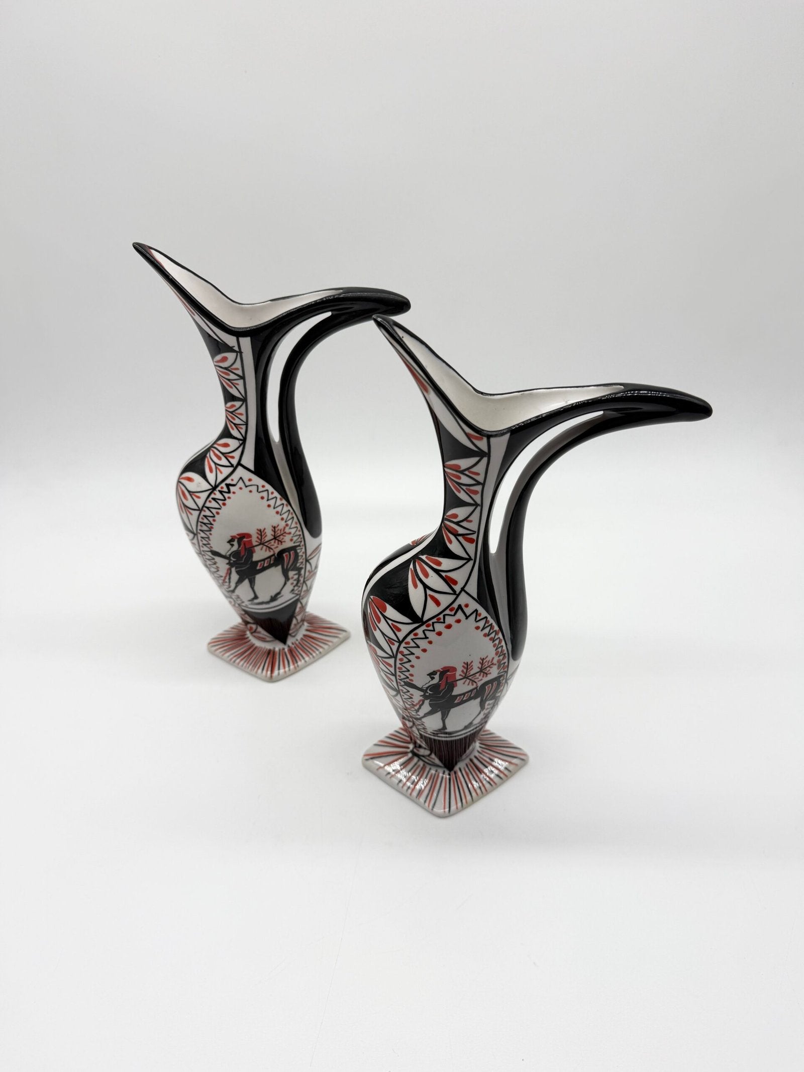 PAIRE DE VASES "CENTAURES" – CÉRAMIQUE, ITALY, 1960s