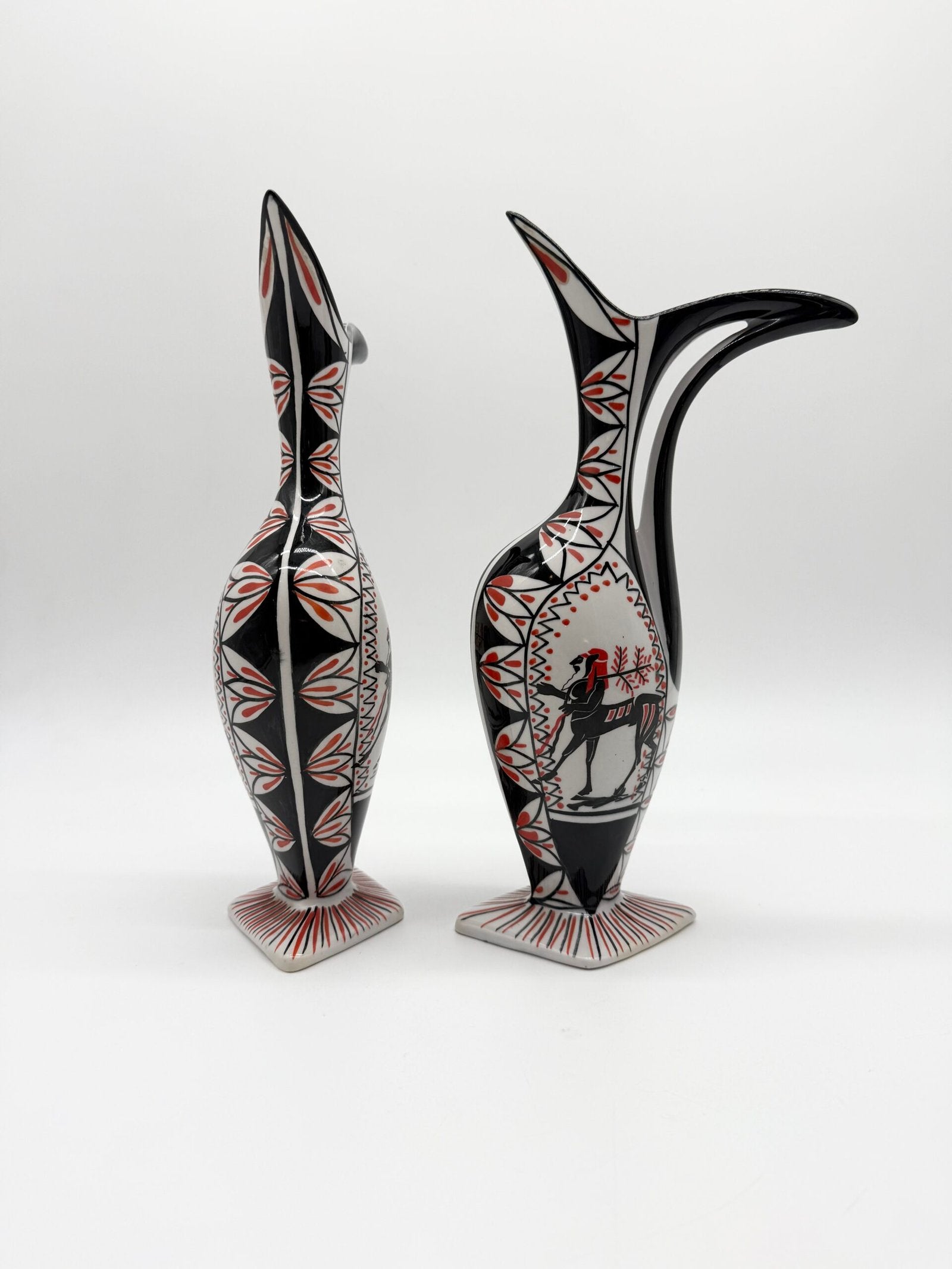 PAIRE DE VASES "CENTAURES" – CÉRAMIQUE, ITALY, 1960s