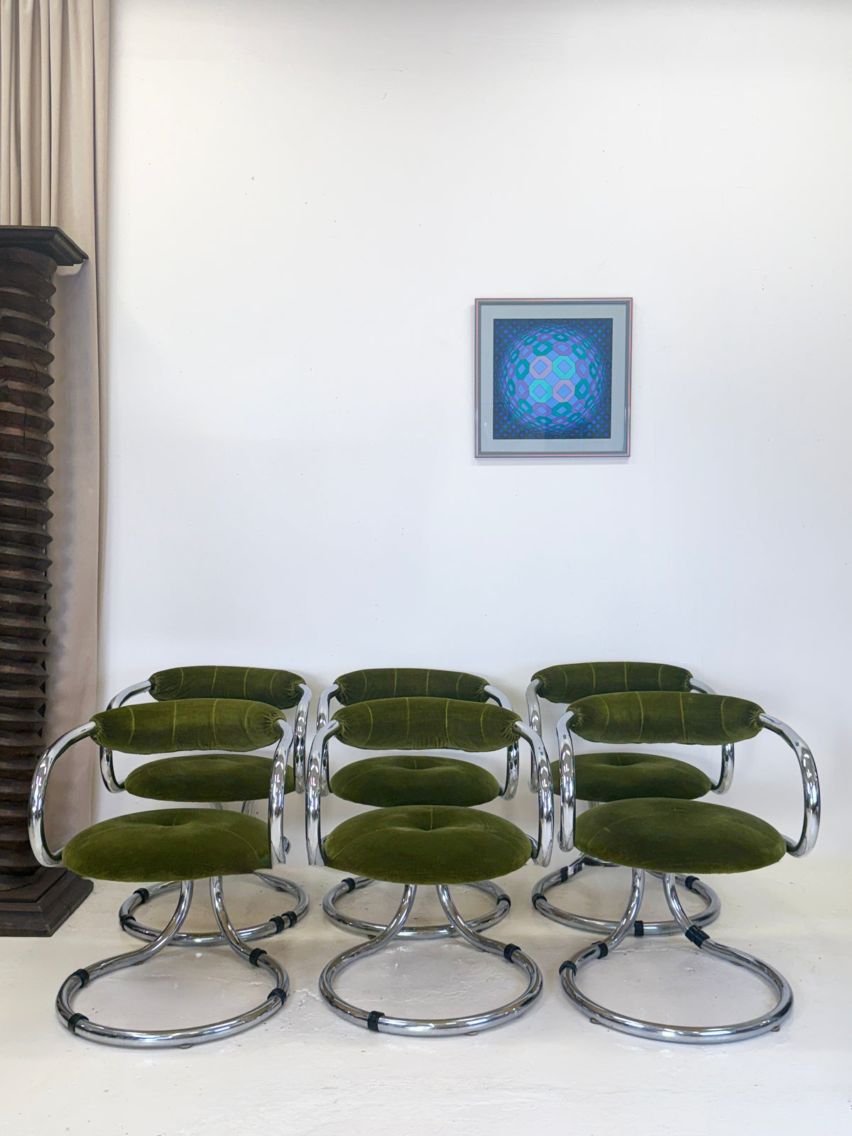 Salon complet Tecnosalotto par Rudi Bonzanini — Italie, 1970s
