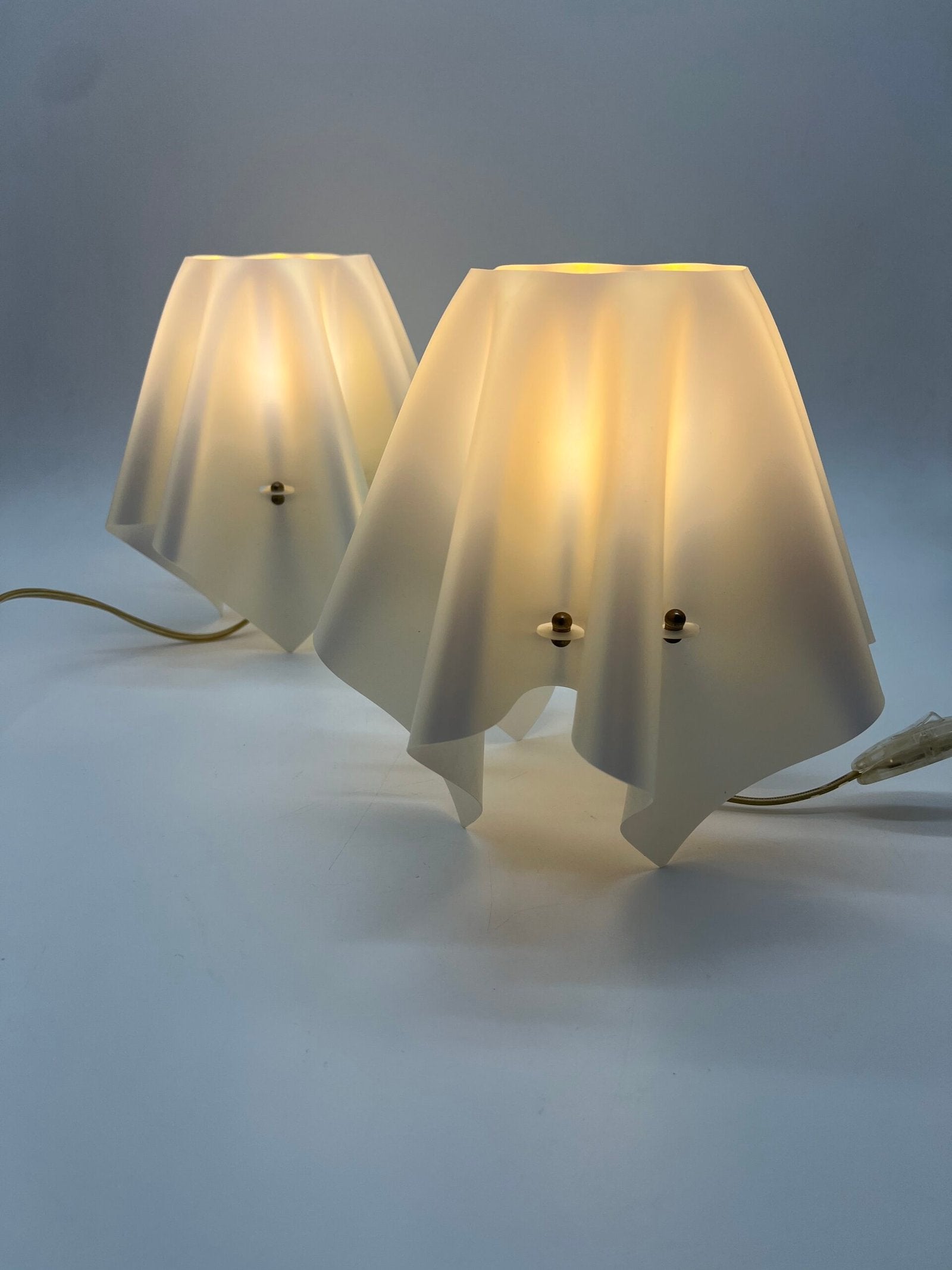PAIRE DE LAMPES SLAMP “FOULARD” PAR FRANCESCO PARETTI, 1990s
