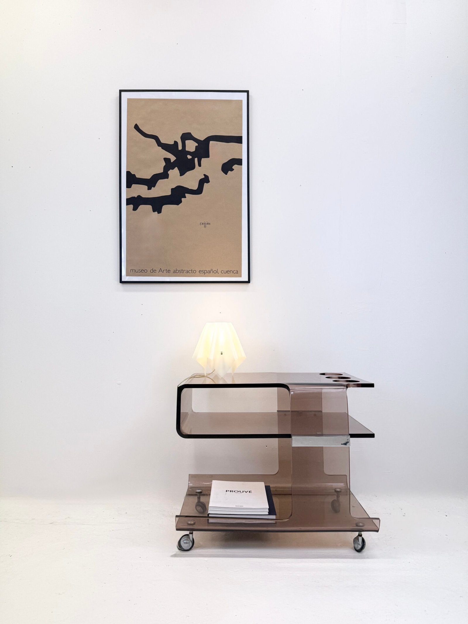 BAR PLEXI SIGNÉ "MICHEL DUMAS", 1970s