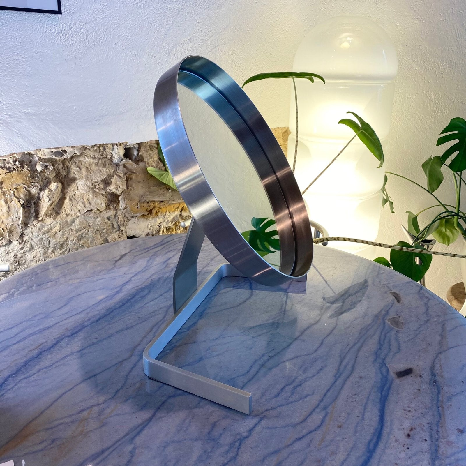 MIROIR CIRCULAIRE  "XXL" PAR PIERRE VANDEL, 1970s