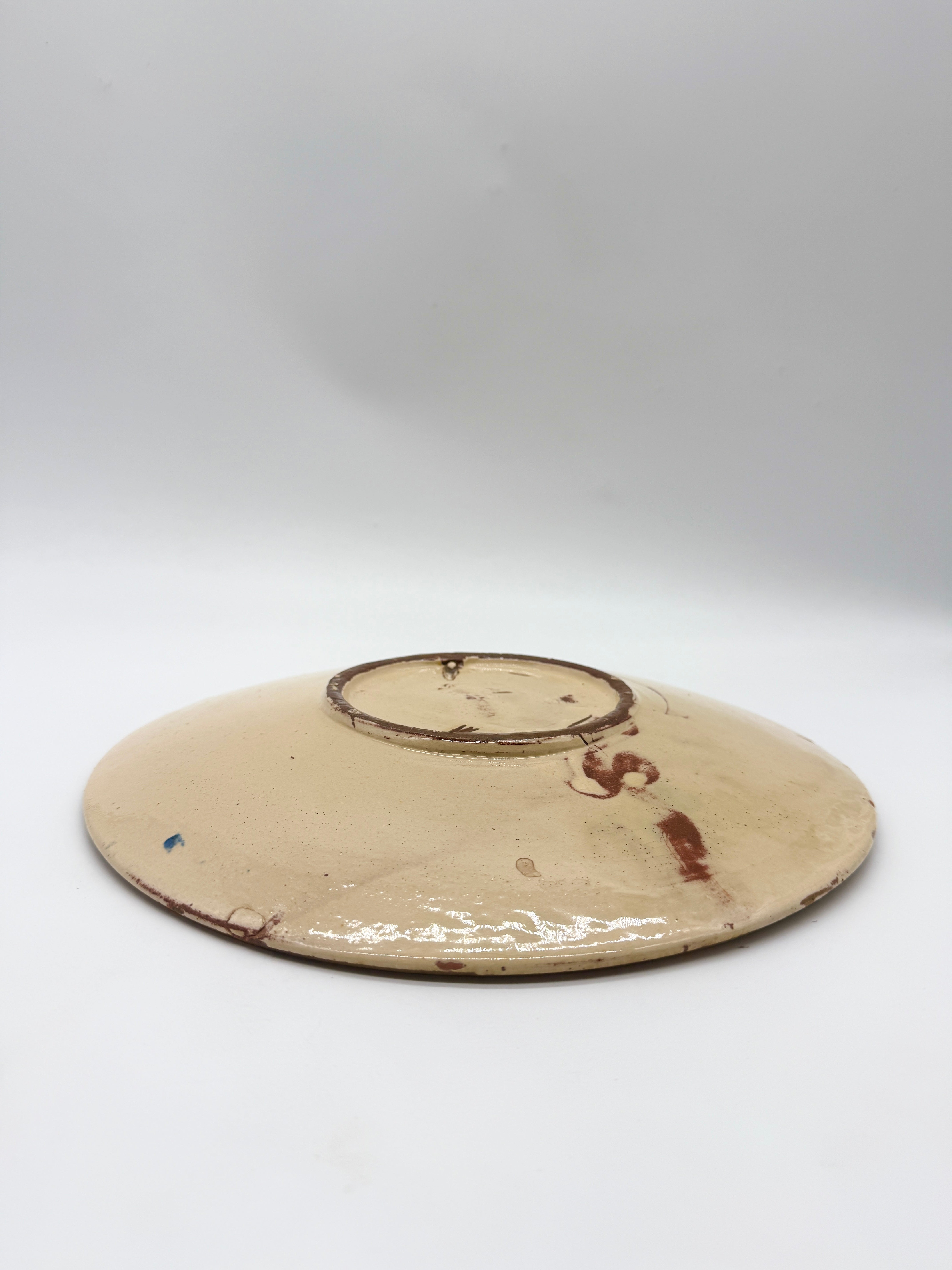 ASSIETTE MURALE "POISSON", PUIGDEMONT, 1960S