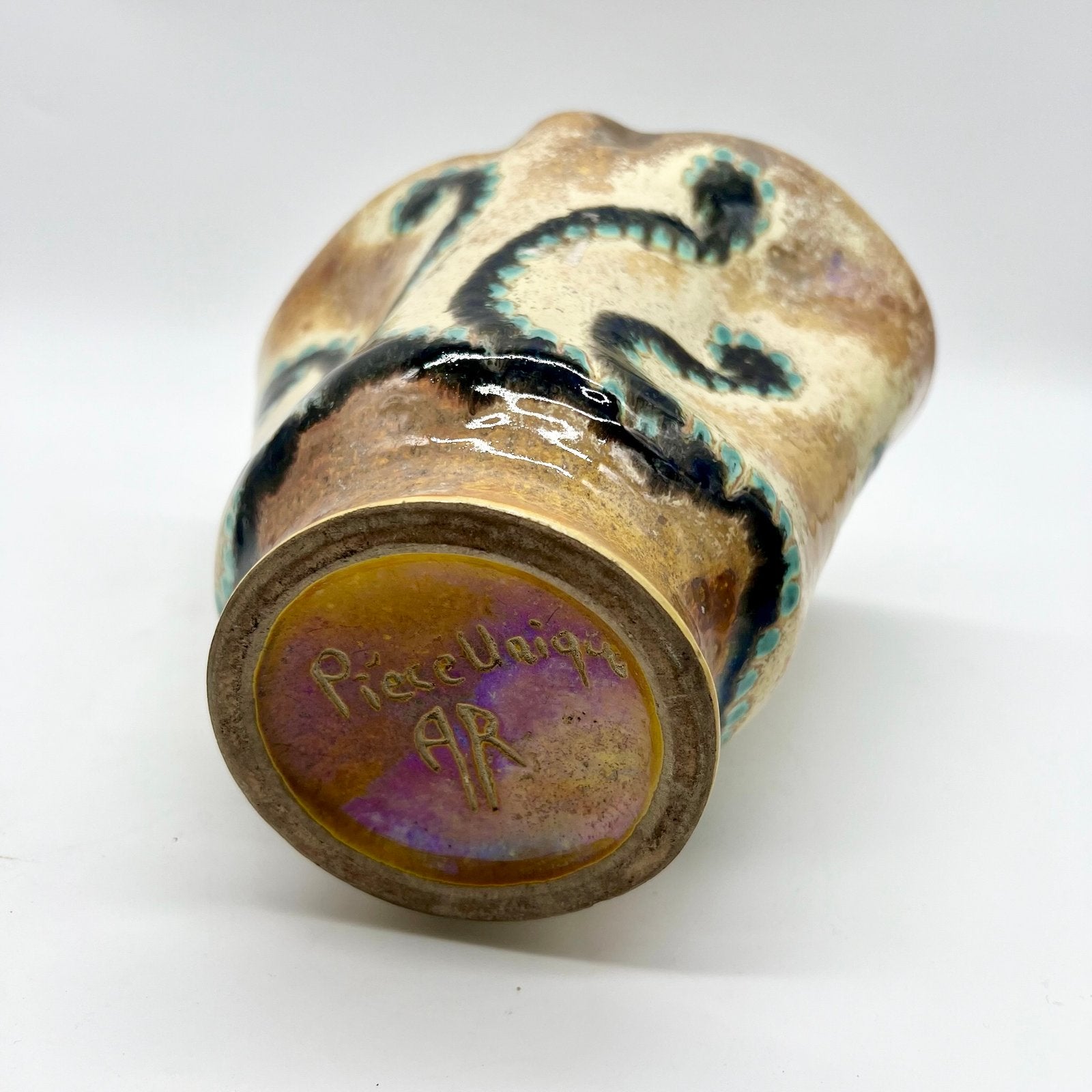 VASE CÉRAMIQUE RENÉ ANCHIERRI, 1970