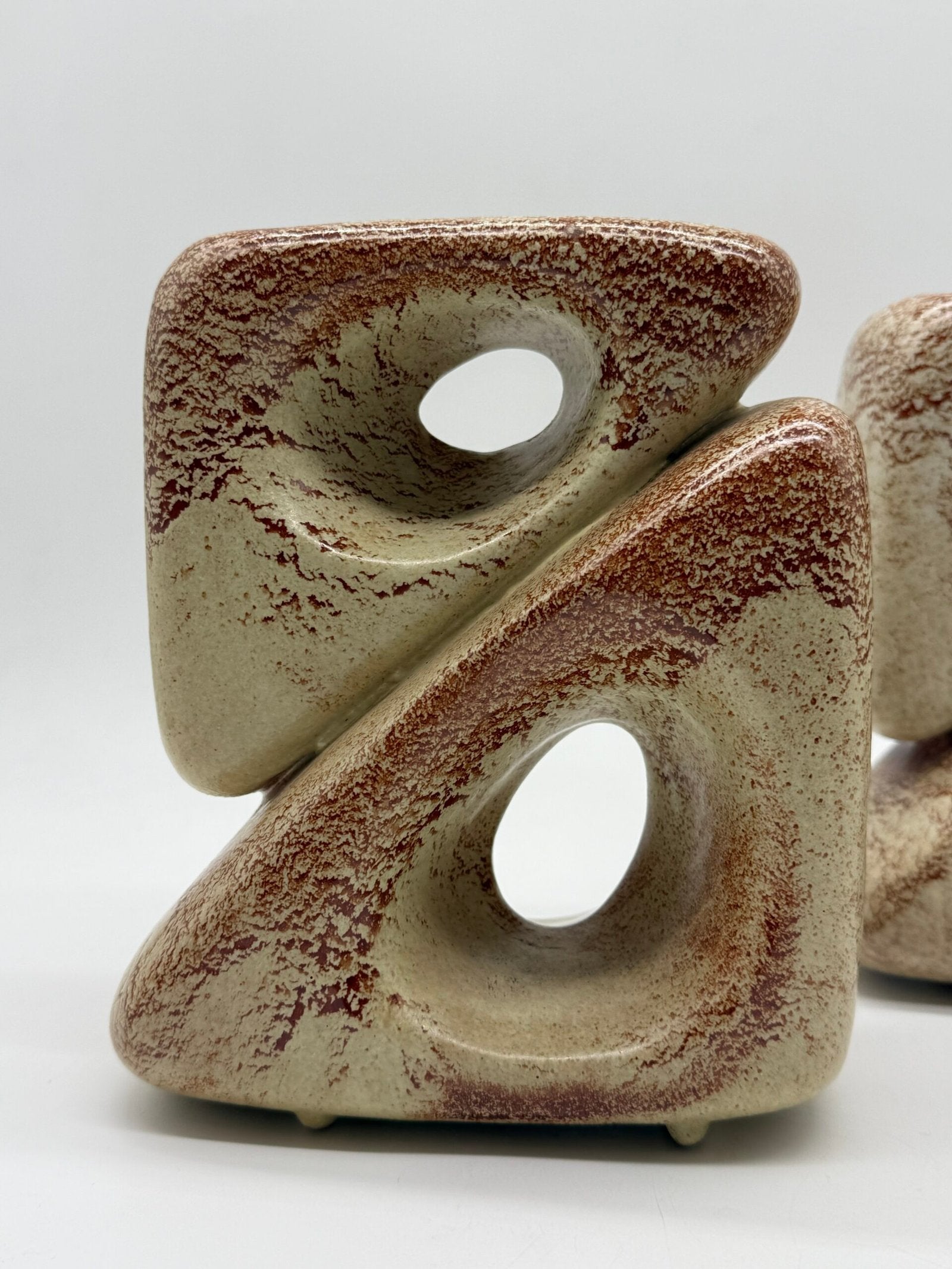 PAIRE DE VASES — ROBERTO RIGON POUR "BERTONCELLO", 1960s