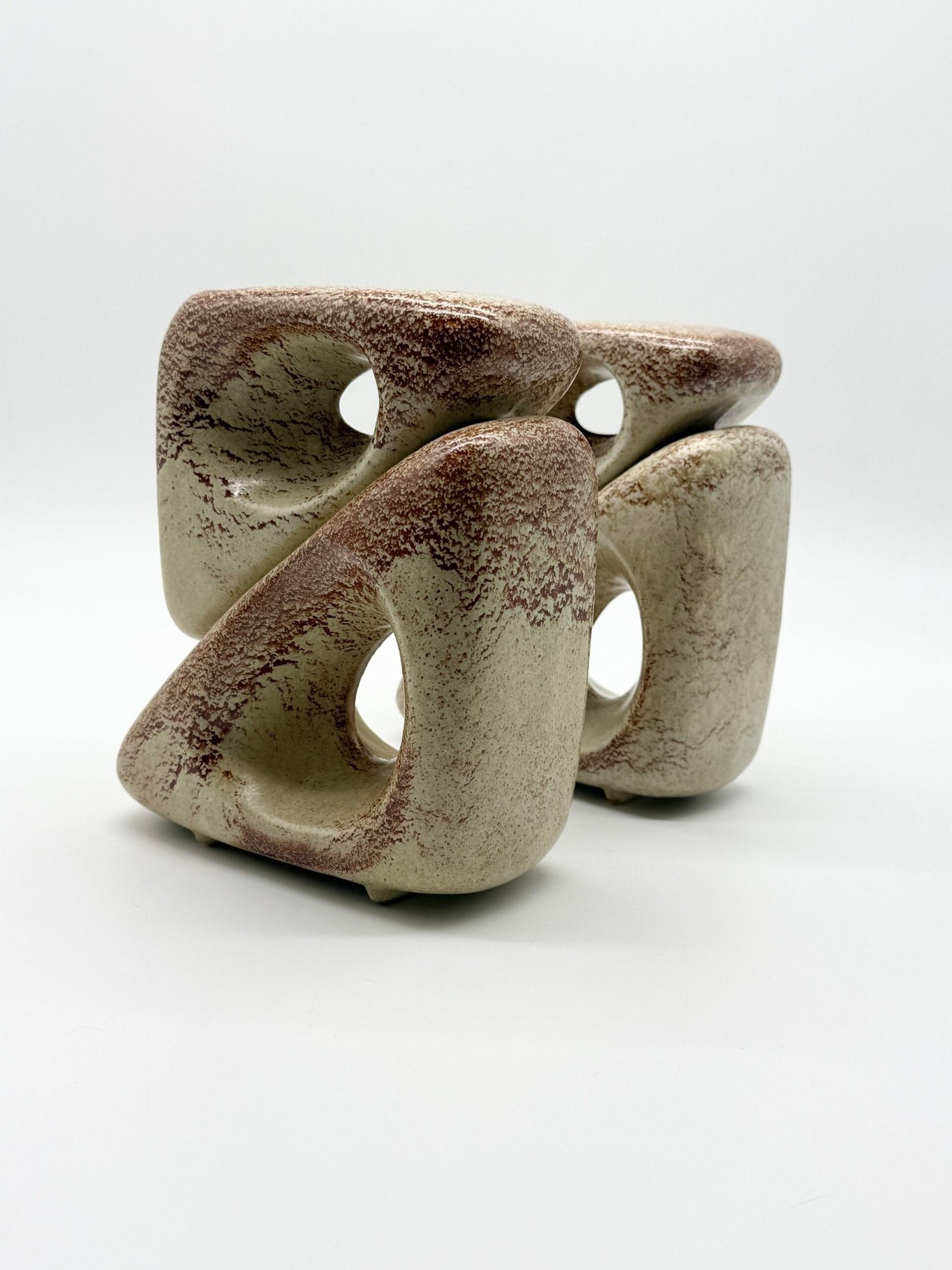 PAIRE DE VASES — ROBERTO RIGON POUR "BERTONCELLO", 1960s