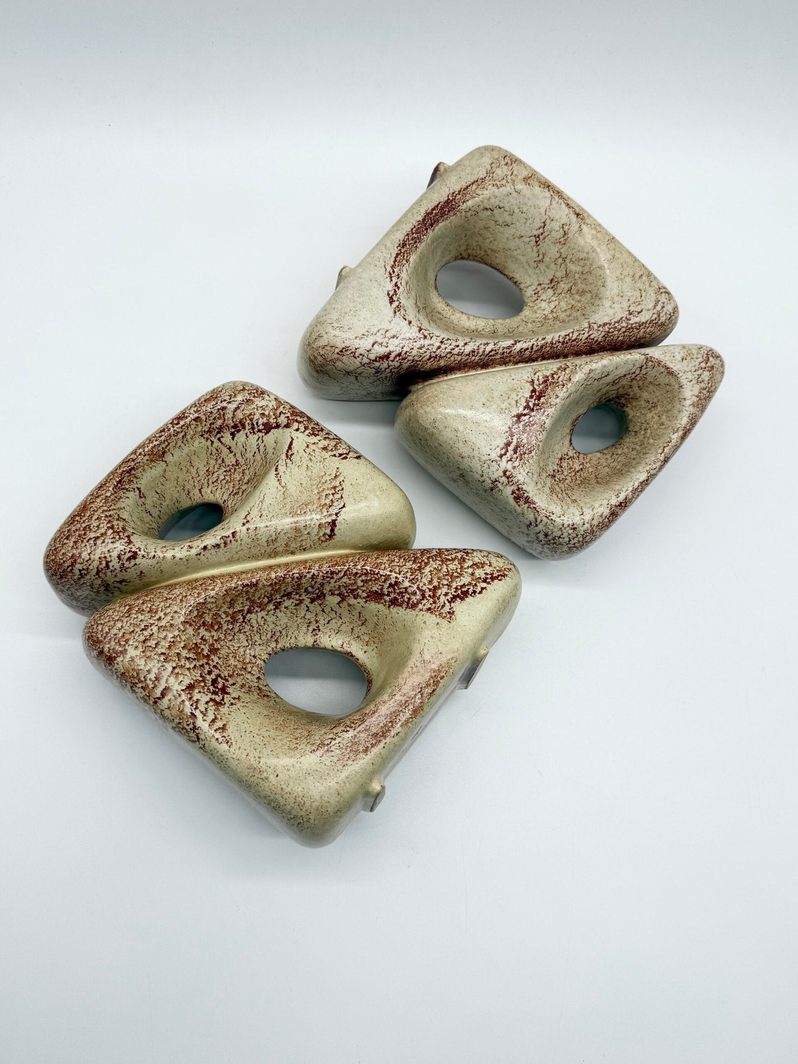 PAIRE DE VASES — ROBERTO RIGON POUR "BERTONCELLO", 1960s