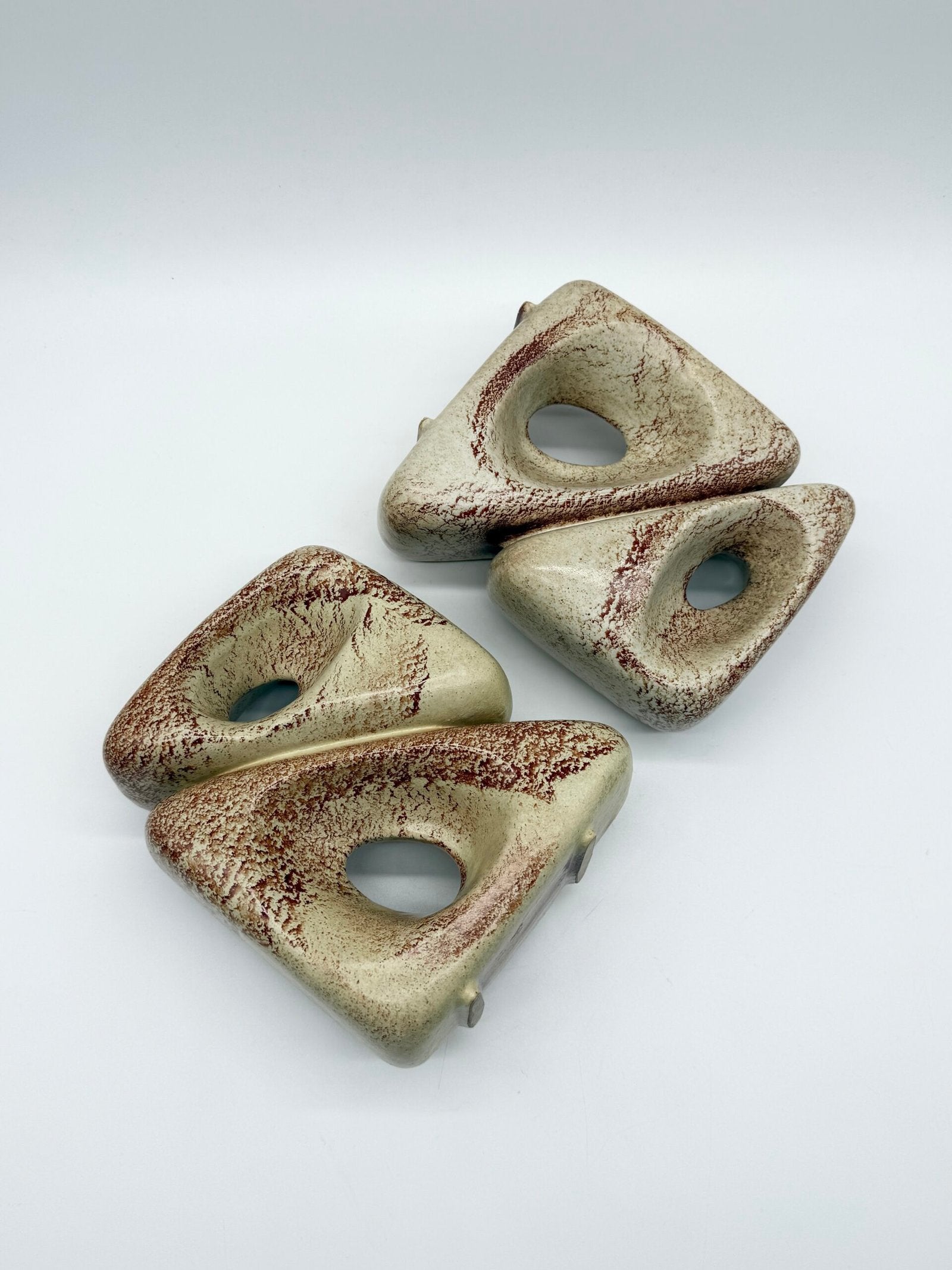 PAIRE DE VASES — ROBERTO RIGON POUR "BERTONCELLO", 1960s