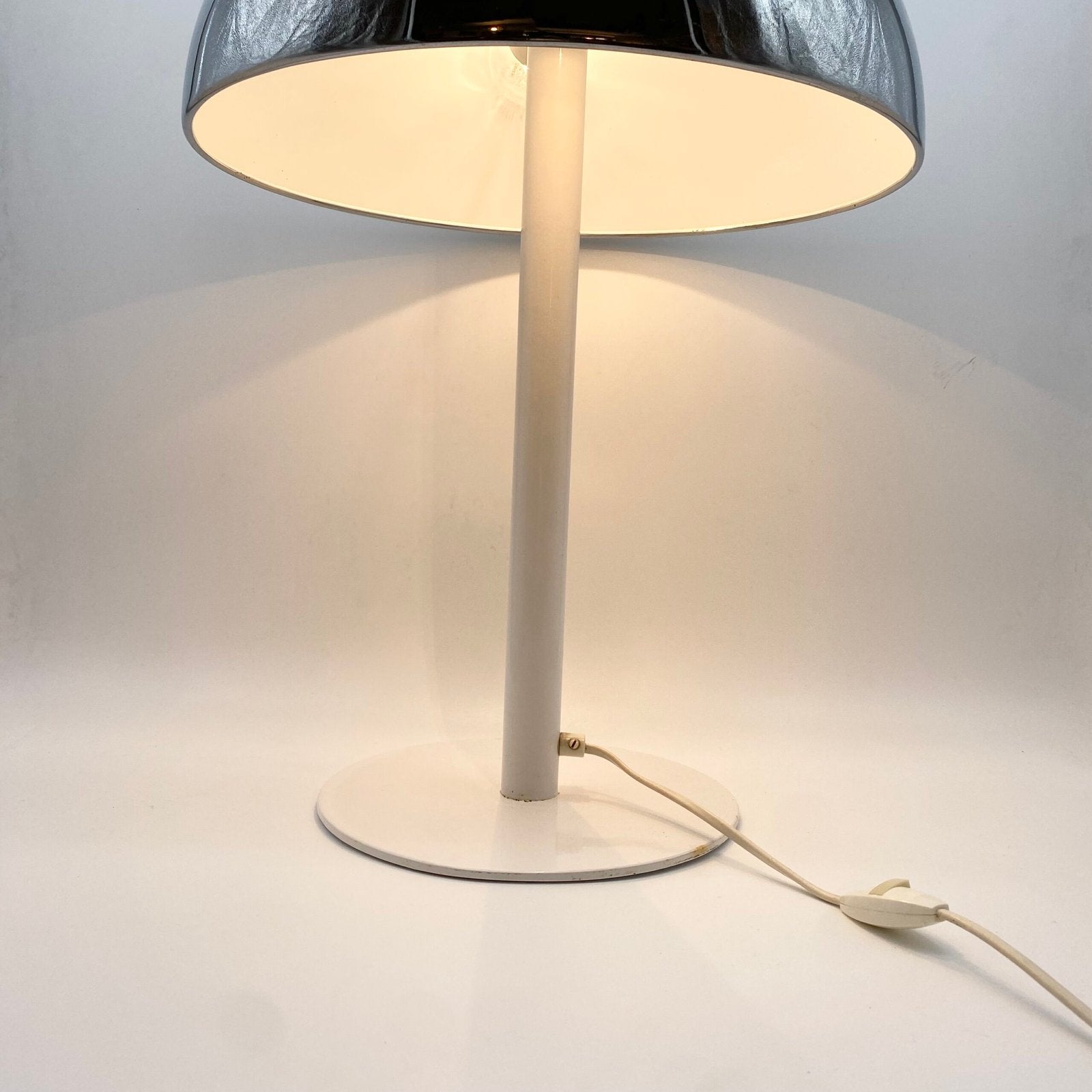 LAMPE CHROME CHAMPIGNON "XXL", 1970s
