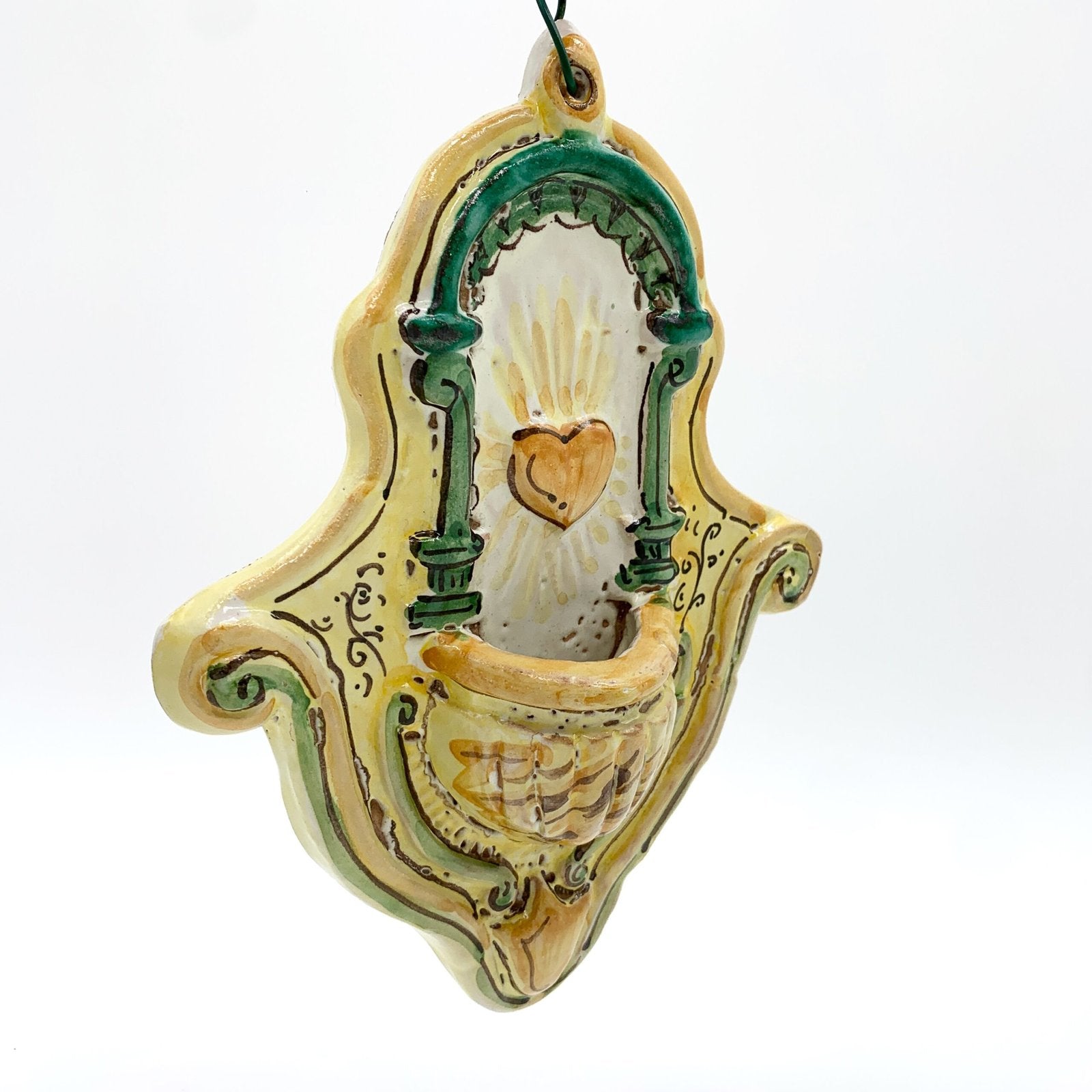 BENITIER COEUR VERT "LE STANZE DEL GATTOPARDO", 1970