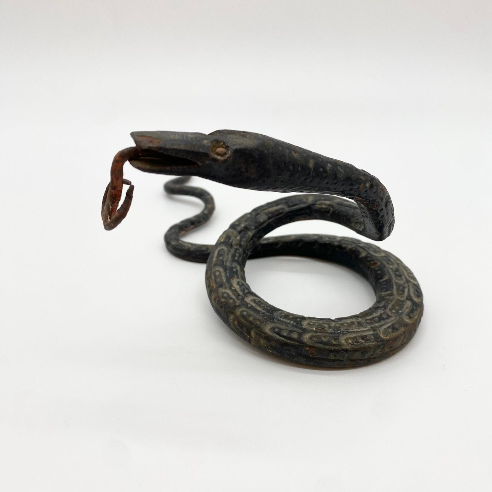 SCULPTURE SERPENT EN FER FORGÉ, 1950s