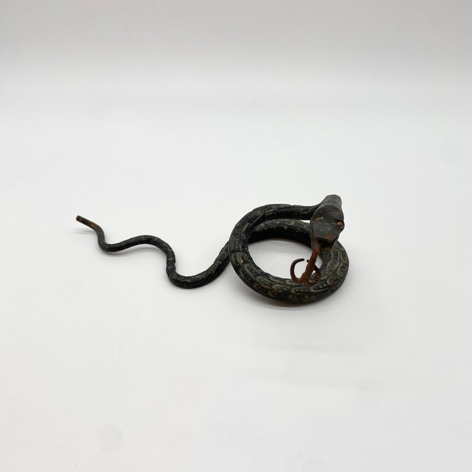 SCULPTURE SERPENT EN FER FORGÉ, 1950s