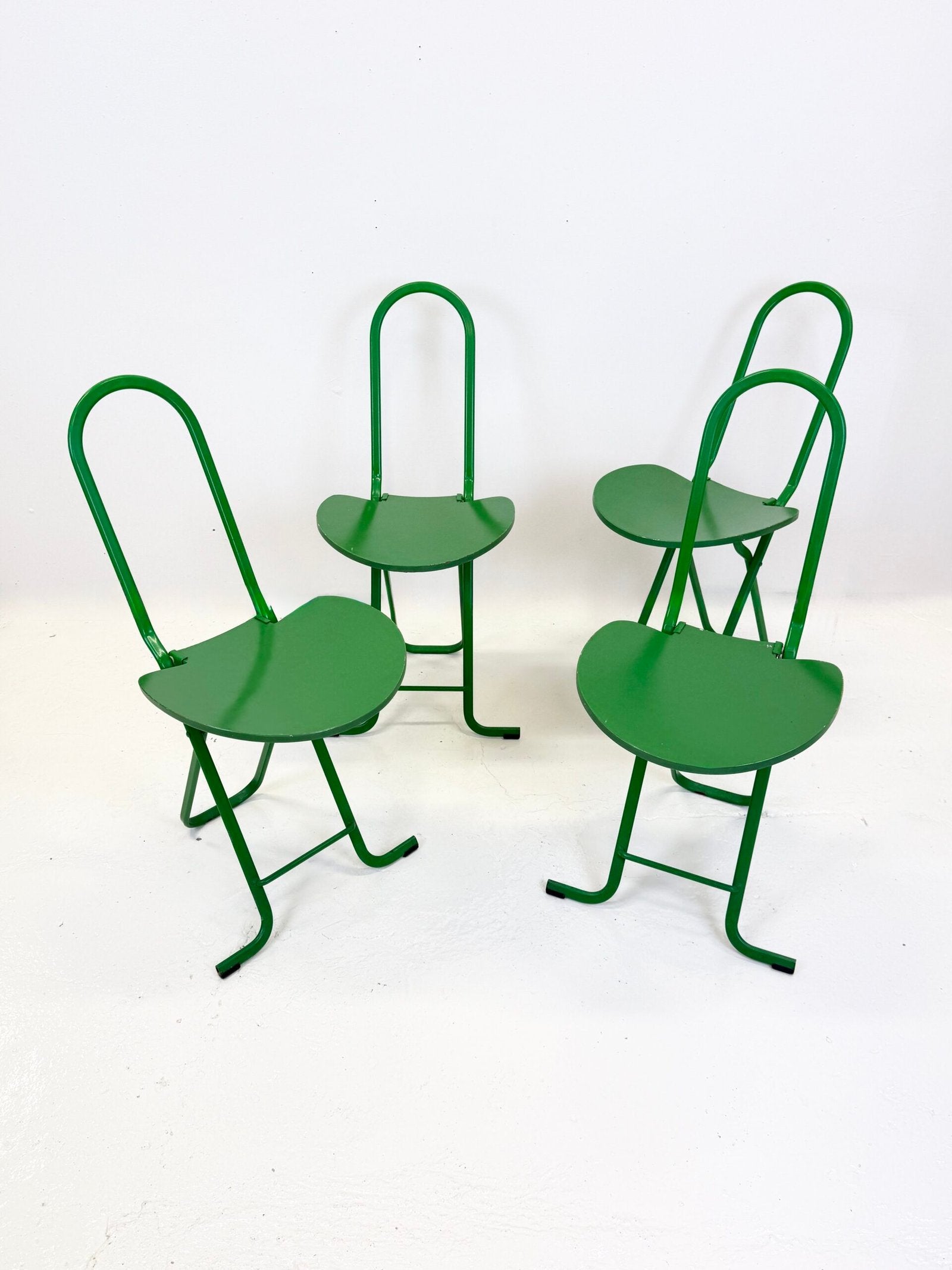 SET DE 4 CHAISES "DAFNE" PAR GASTONE RINALDI, 1970s