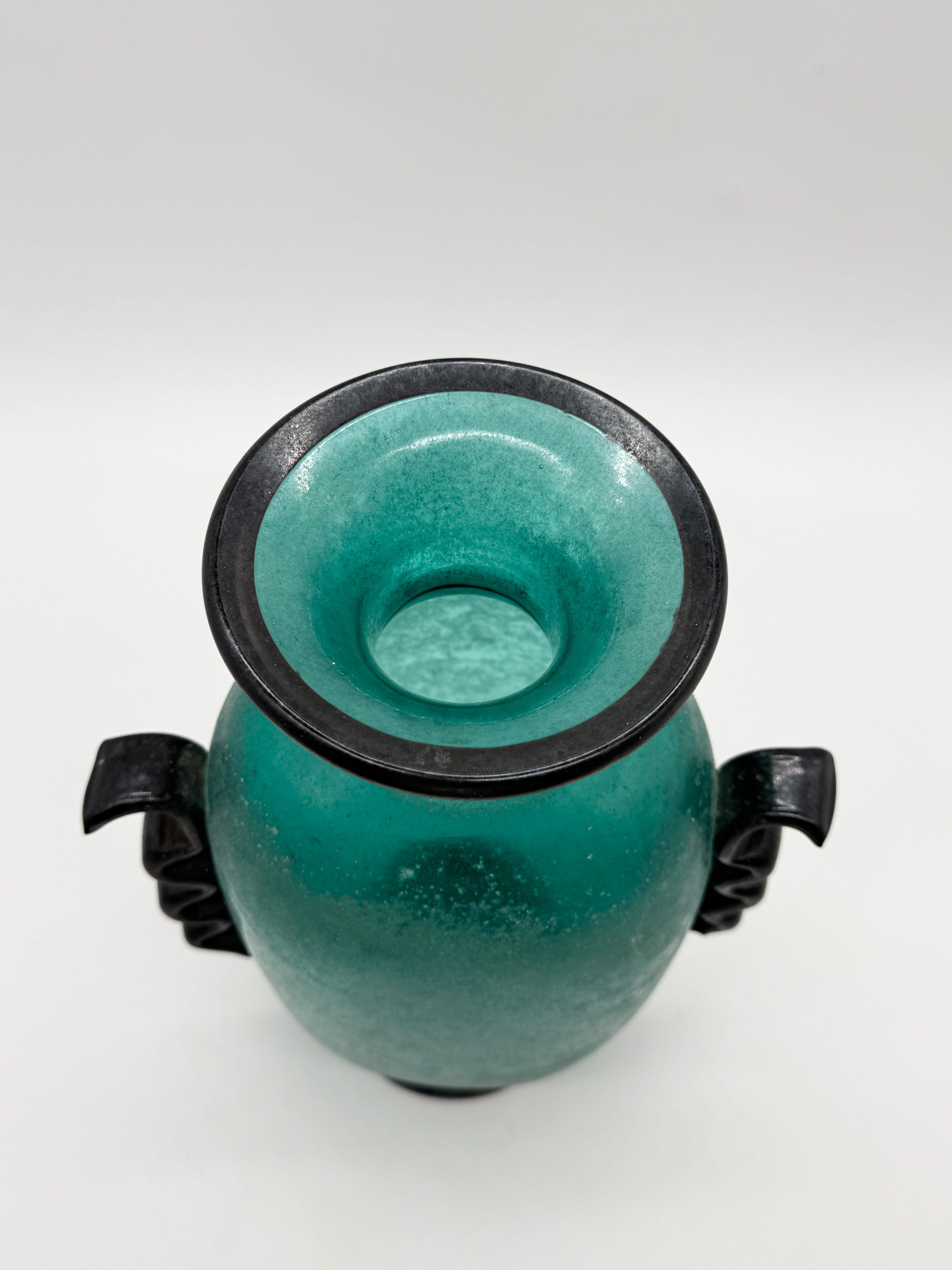 VASE "AMPHORE" MURANO – GAMBARO & POGGI, ITALIE, 1970s