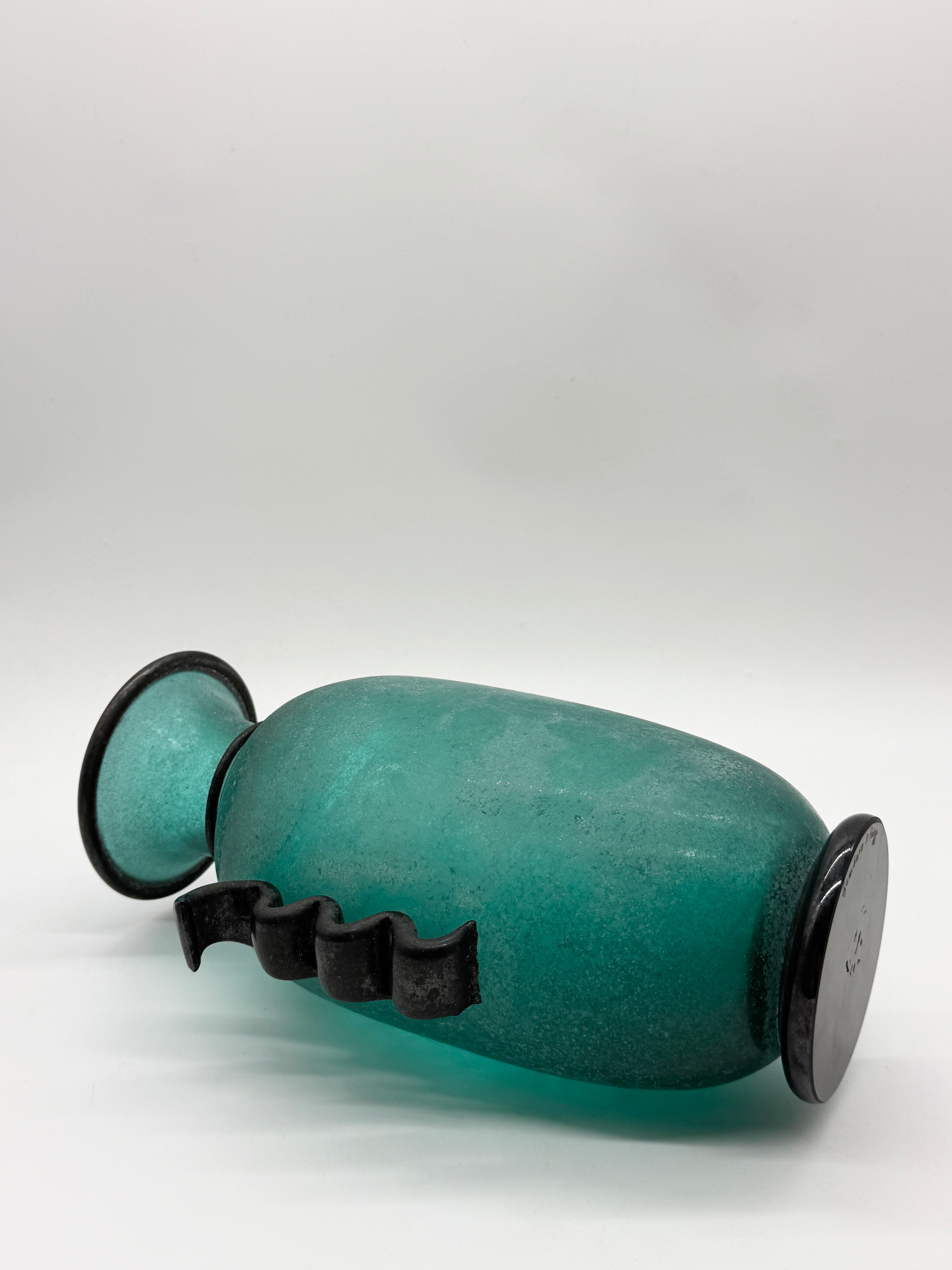 VASE "AMPHORE" MURANO – GAMBARO & POGGI, ITALIE, 1970s