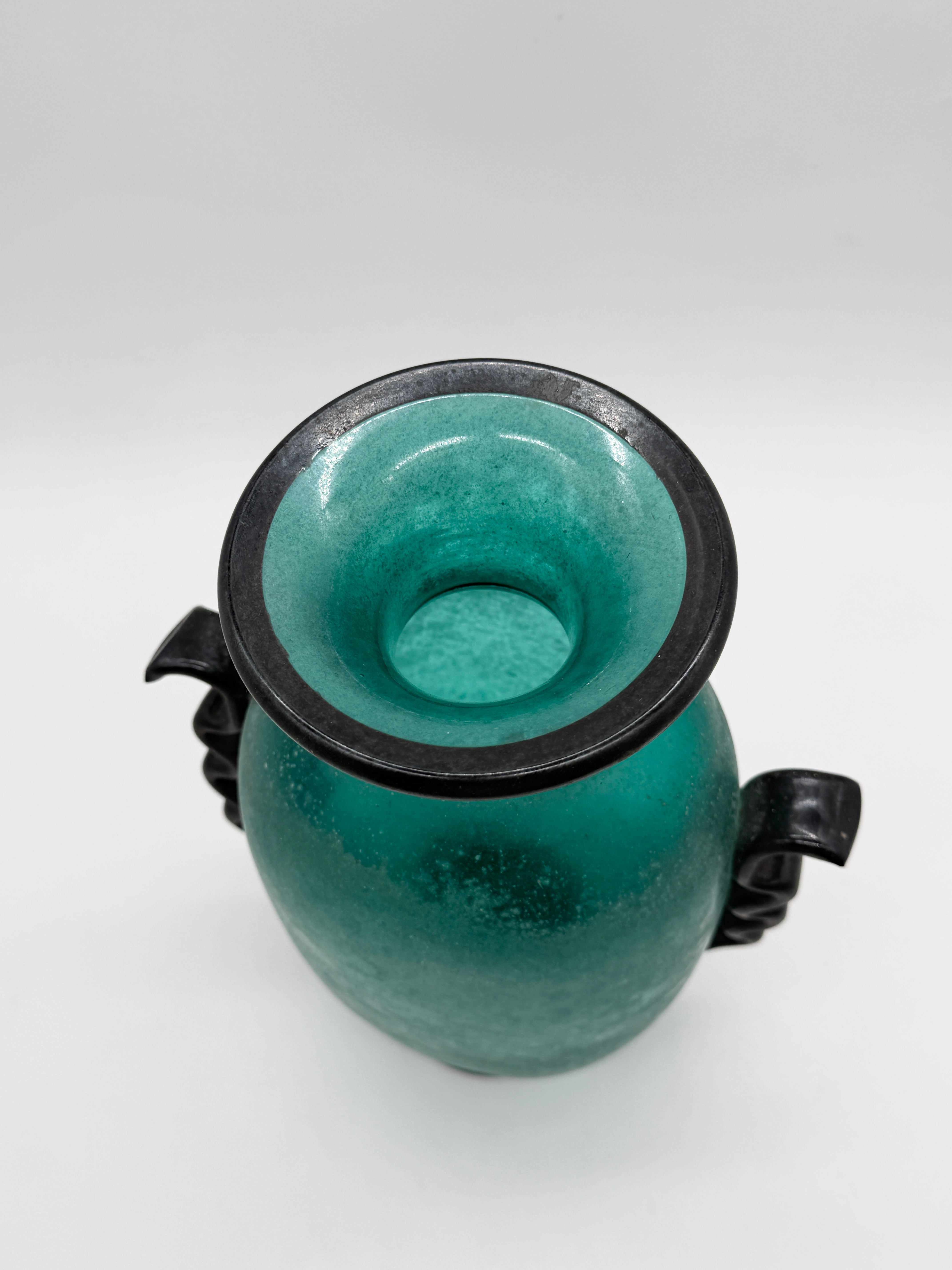 VASE "AMPHORE" MURANO – GAMBARO & POGGI, ITALIE, 1970s