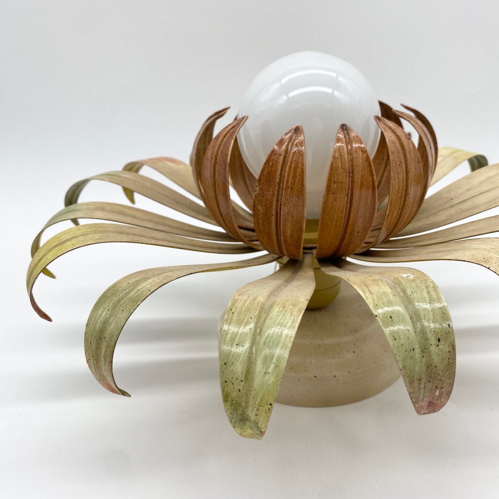 APPLIQUE MURALE "FLEUR" FER FORGÉ  — 1960s