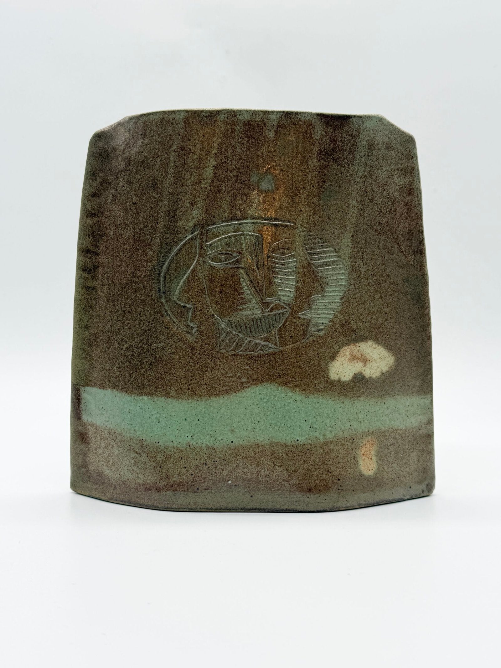VASE "TOTEM" SIGNÉ ANTHONY PITOT – PIÈCE UNIQUE, 1980s