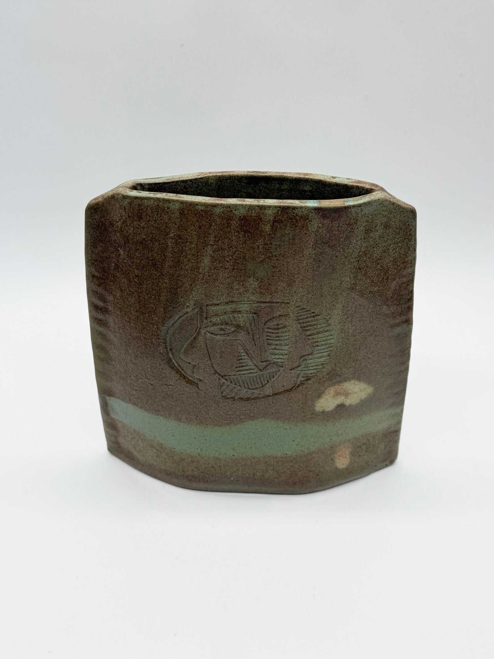 VASE "TOTEM" SIGNÉ ANTHONY PITOT – PIÈCE UNIQUE, 1980s