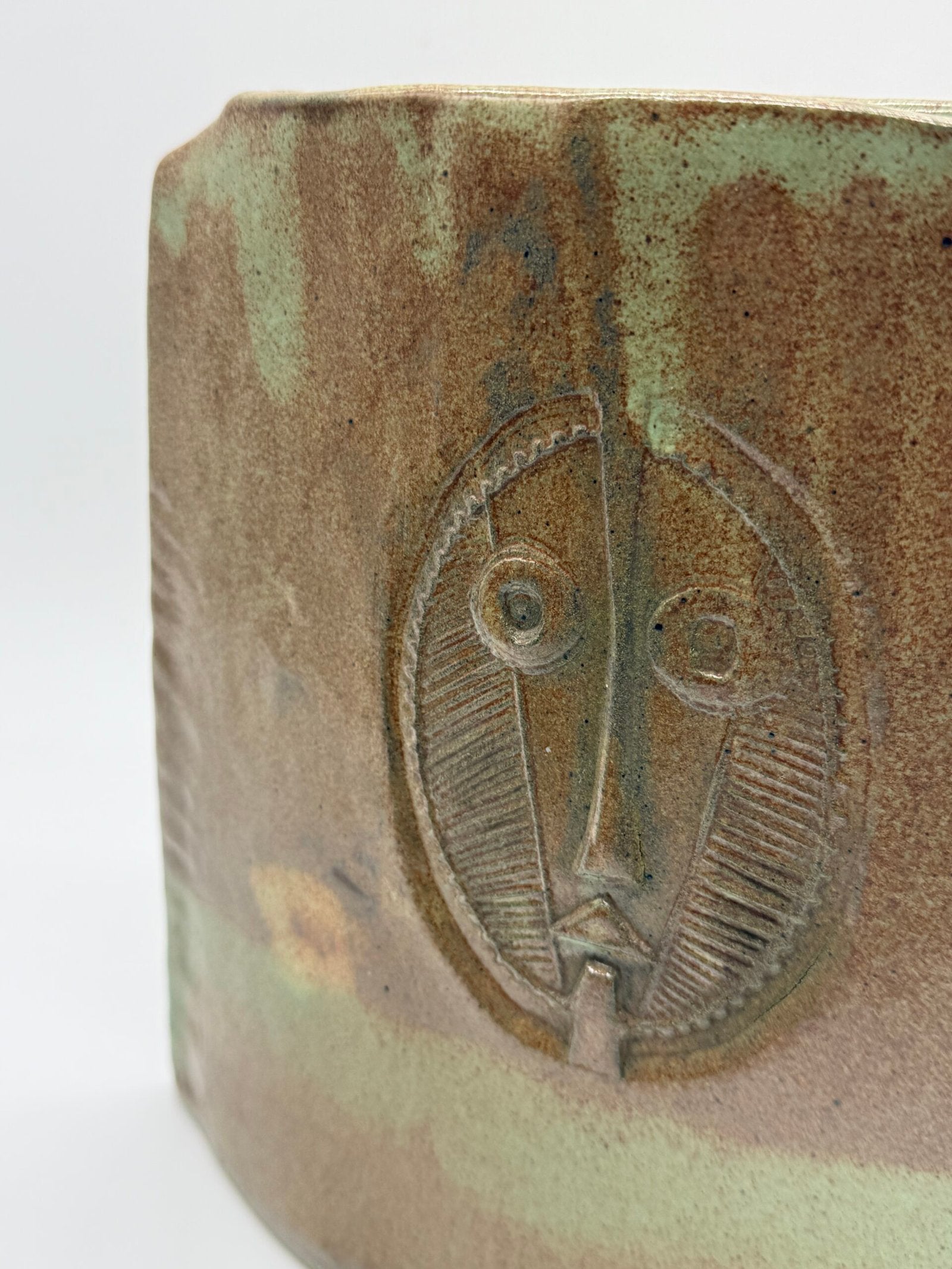 VASE "TOTEM" SIGNÉ ANTHONY PITOT – PIÈCE UNIQUE, 1980s