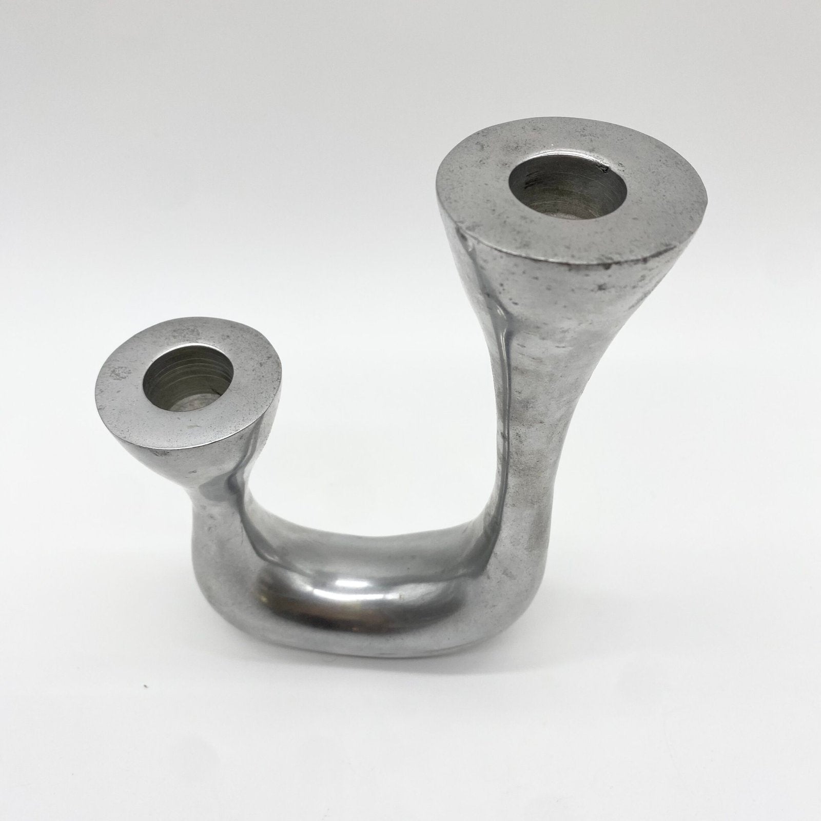 BOUGEOIR BIOMORPHIQUE / FONTE D'ALU, 1980