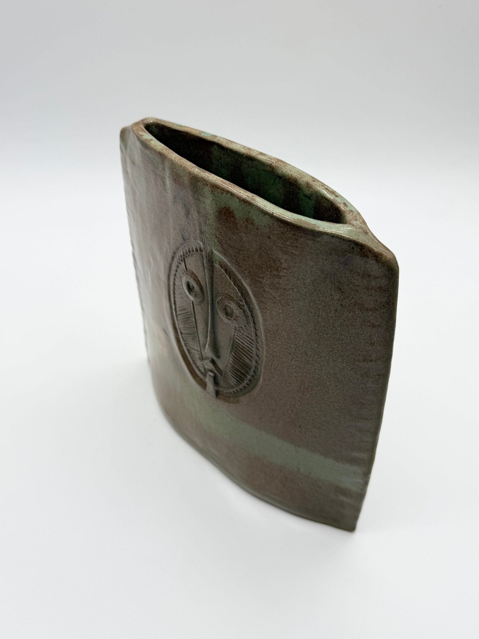 VASE "TOTEM" SIGNÉ ANTHONY PITOT – PIÈCE UNIQUE, 1980s