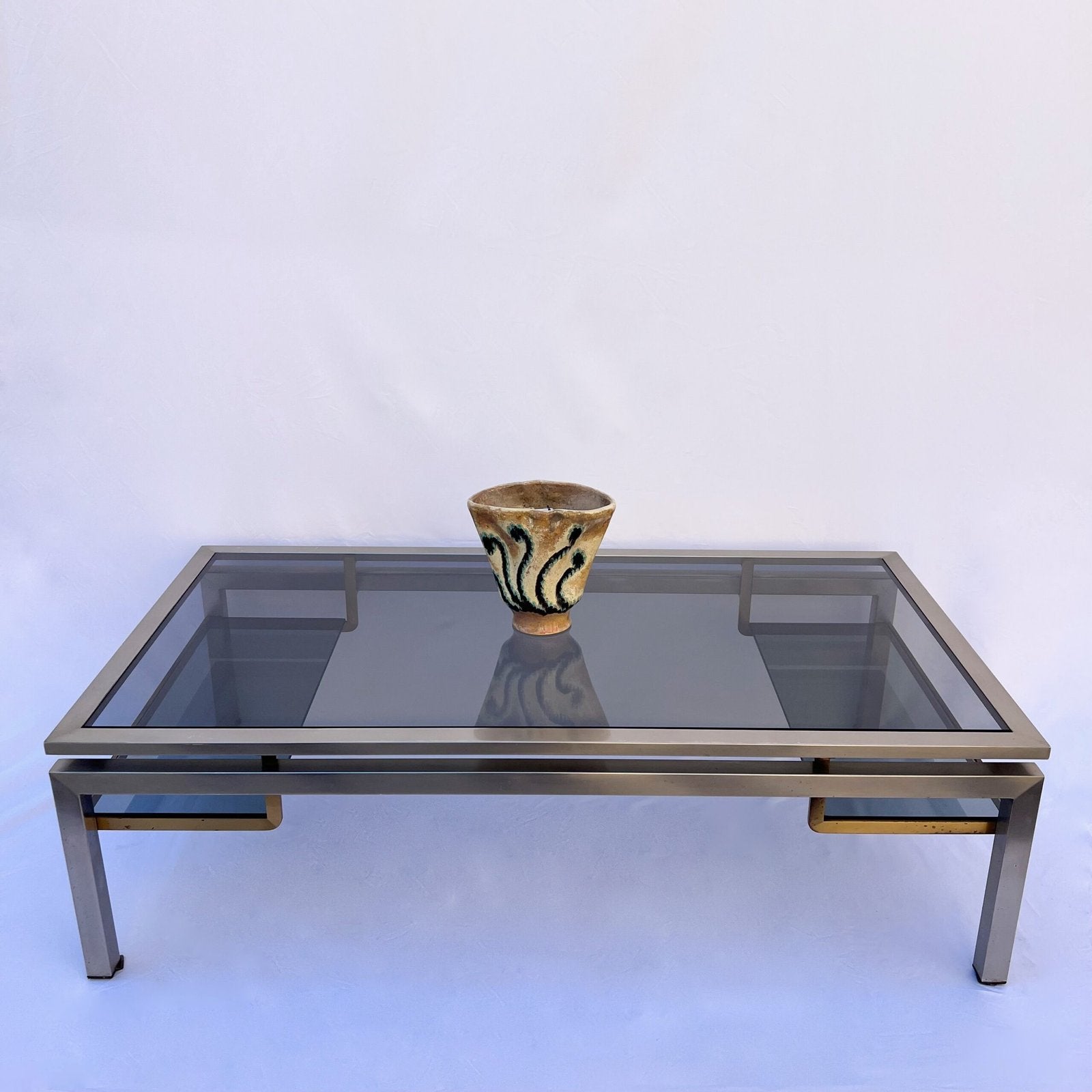 GUY LEFÈVRE COFFEE TABLE FOR MAISON JANSEN, 1970s