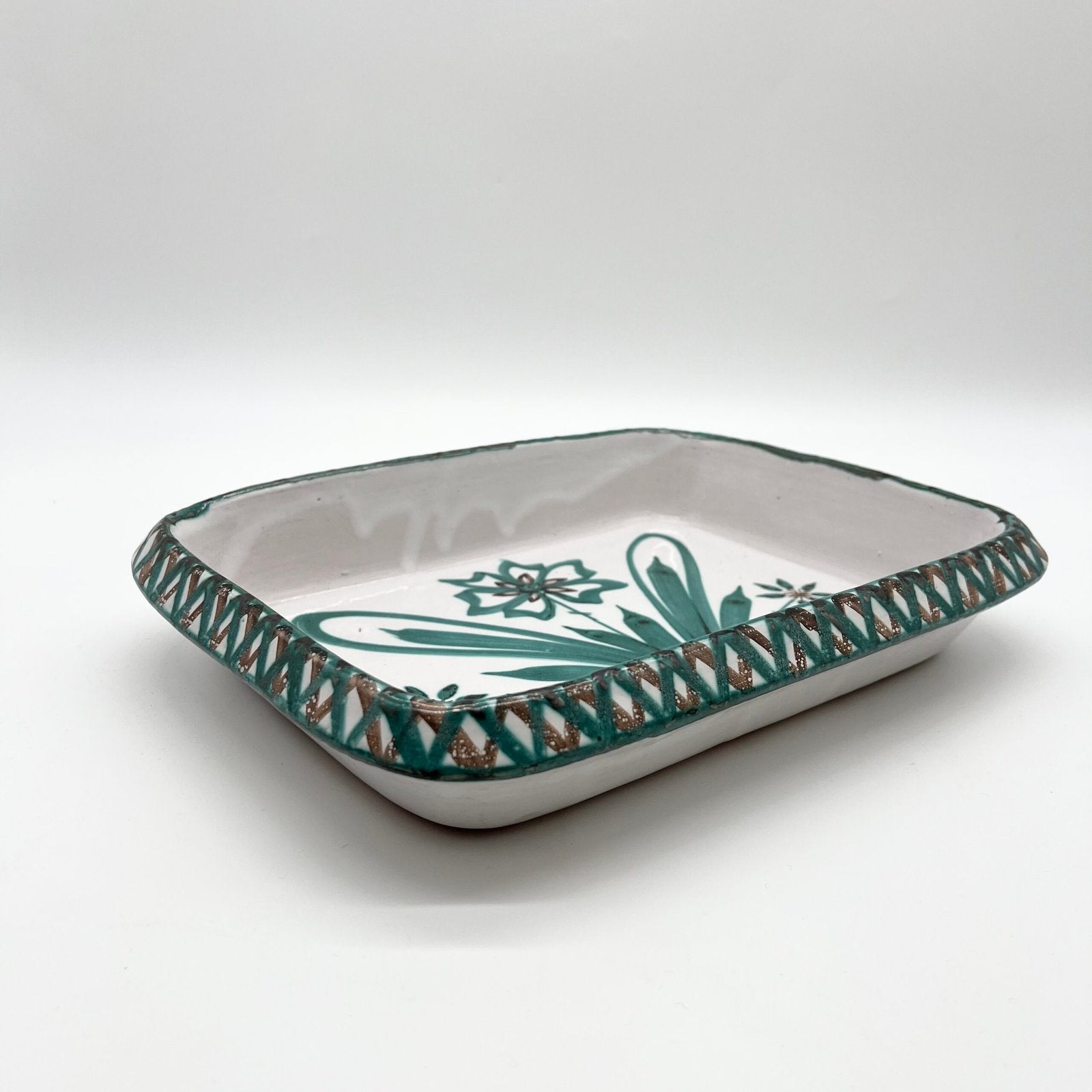 GRAND PLAT "FLEURS" ROBERT PICAULT, 1950s