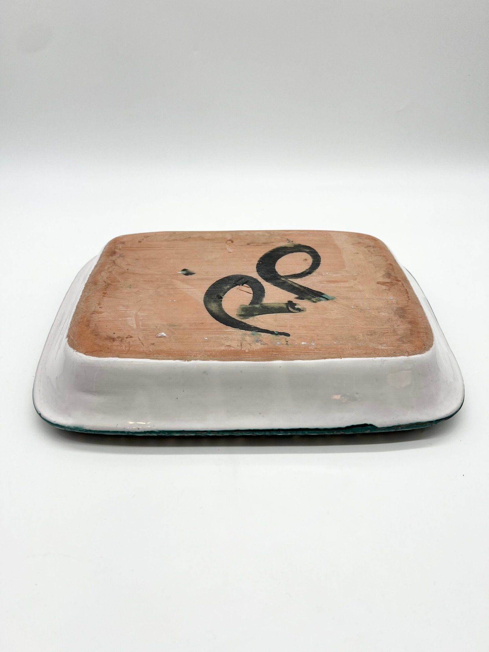 GRAND PLAT "FLEURS" ROBERT PICAULT, 1950s