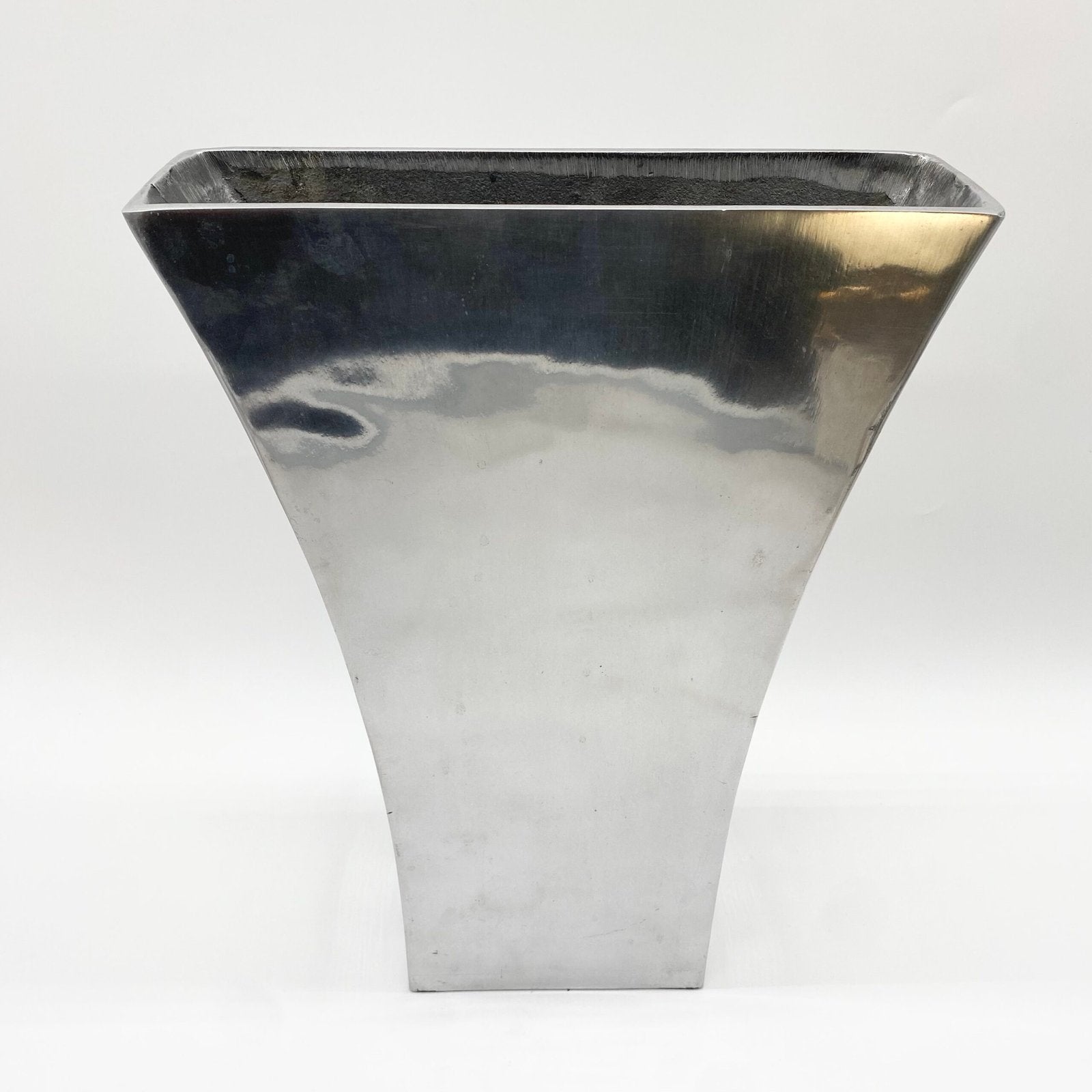 VASE "ÉVASÉ" XXL / FONTE D’ALUMINIUM – 1980s