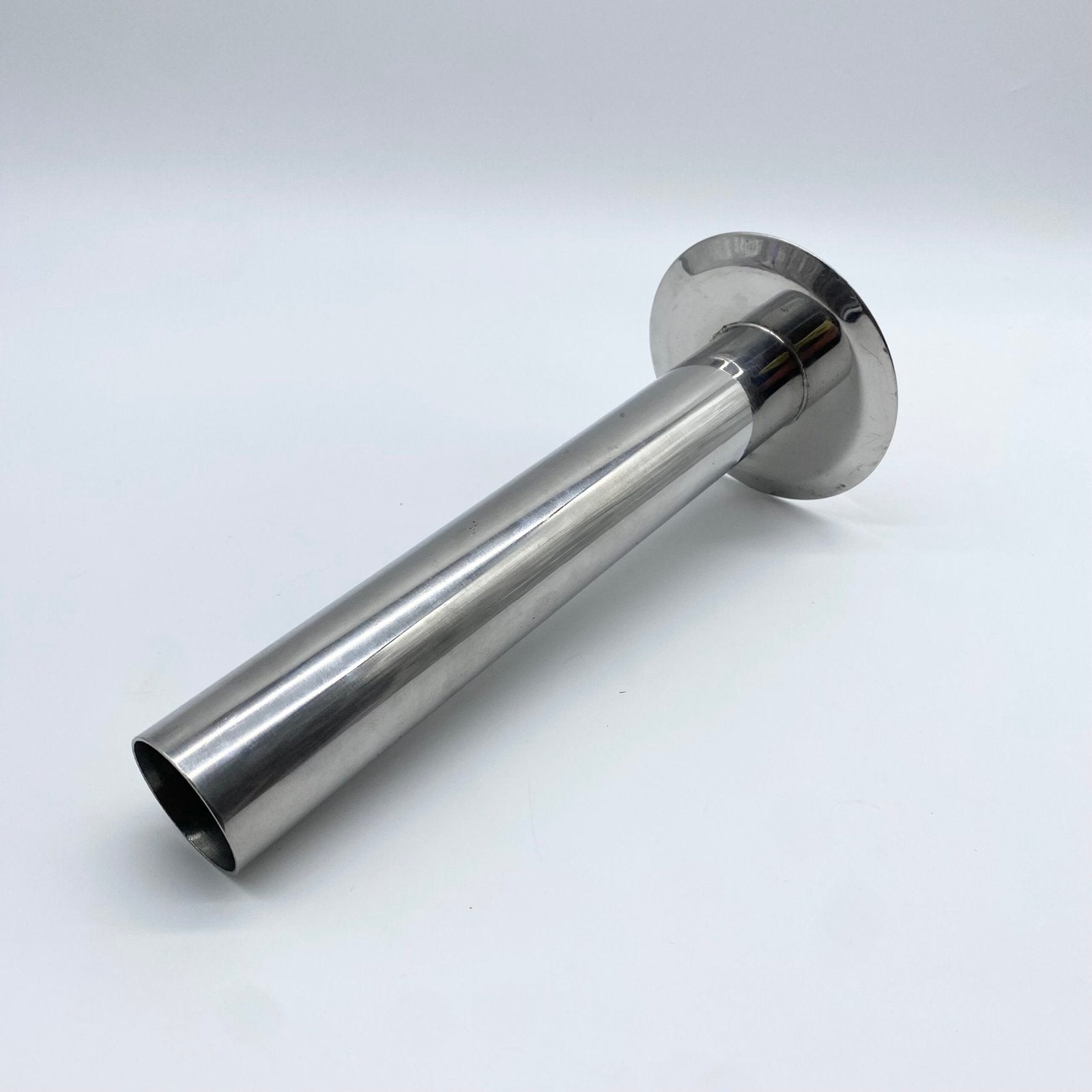 VASE CYLINDRIQUE EN MÉTAL CHROMÉ –
