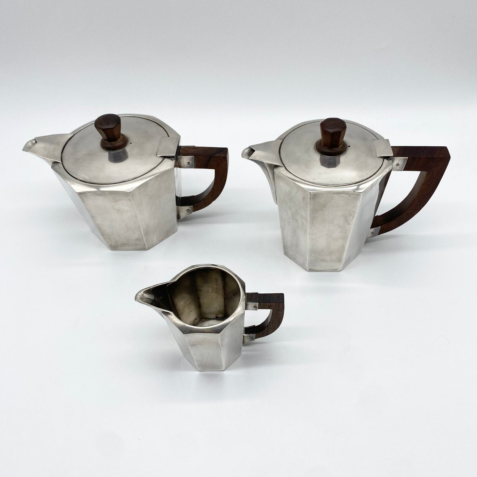 SERVICE À THÉ ET CAFÉ ART DÉCO "MAISON ERCUIS" - 1930s