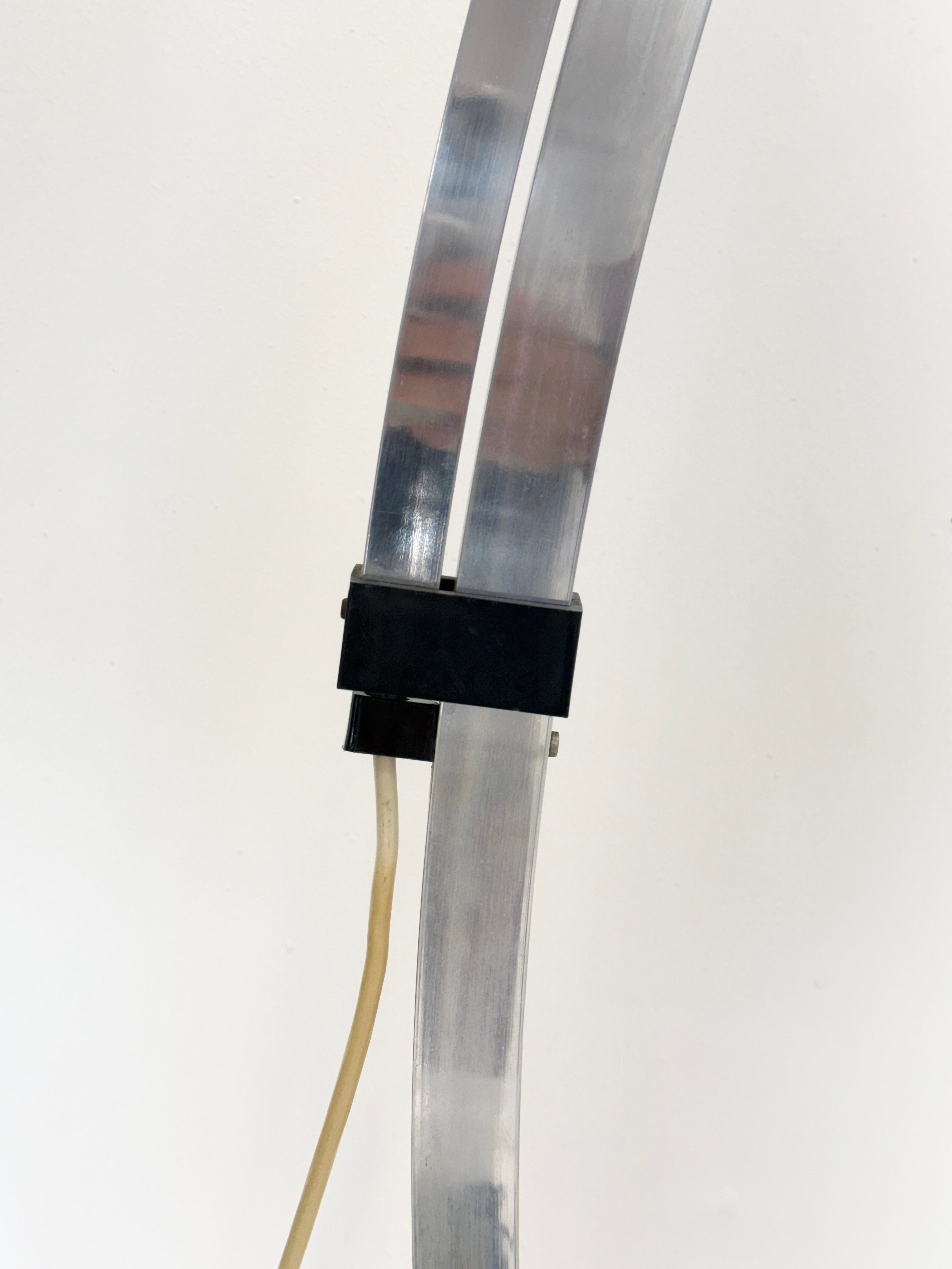 LAMPADAIRE "ARC" TÉLESCOPIQUE — GUZZINI, ITALIE, 1970s