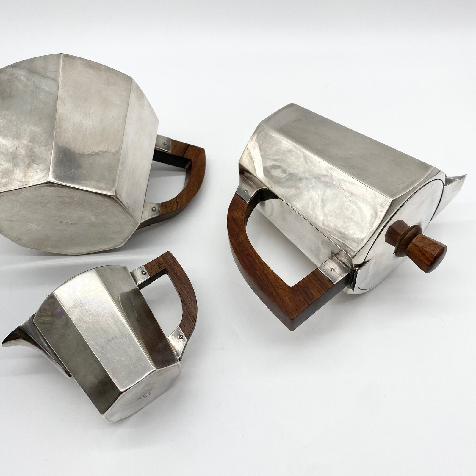 SERVICE À THÉ ET CAFÉ ART DÉCO "MAISON ERCUIS" - 1930s