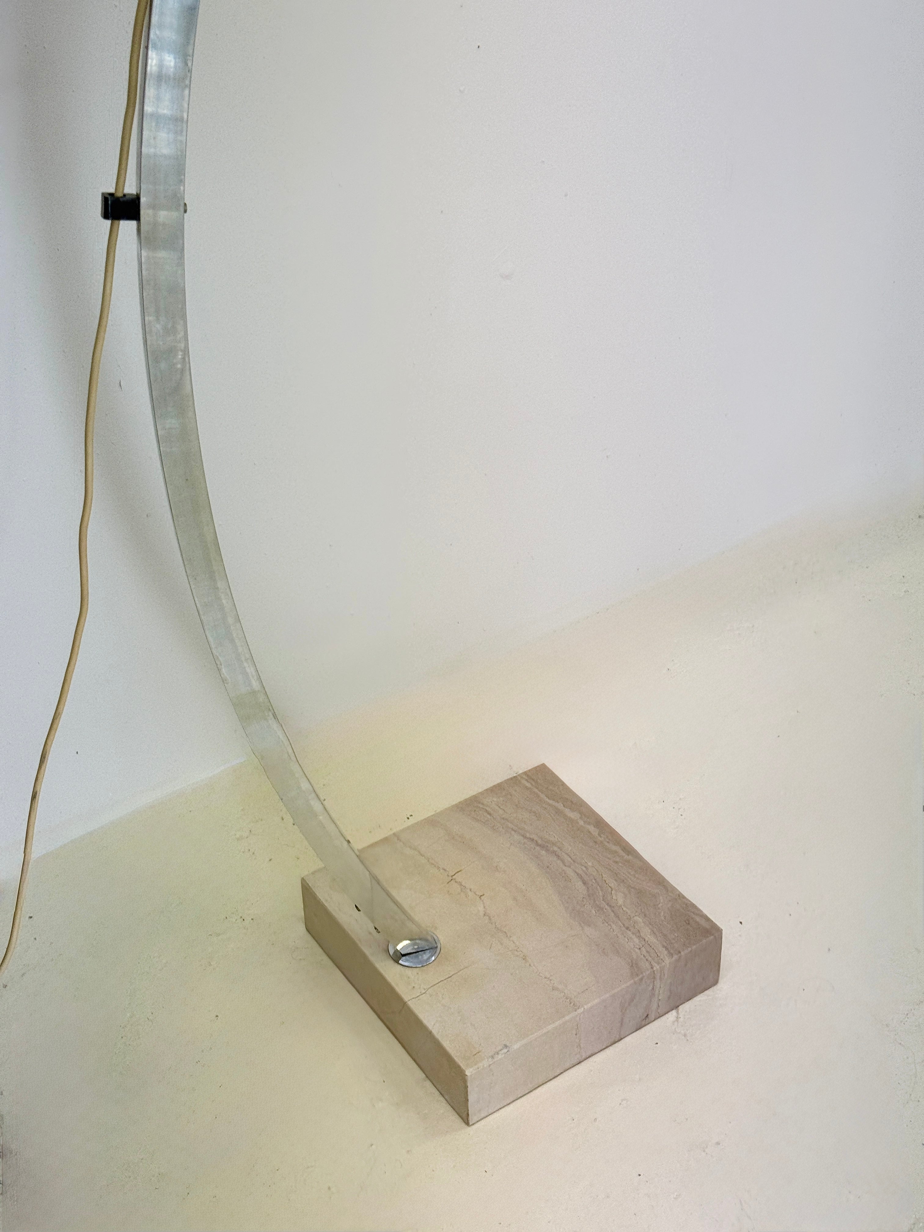 LAMPADAIRE "ARC" TÉLESCOPIQUE — GUZZINI, ITALIE, 1970s
