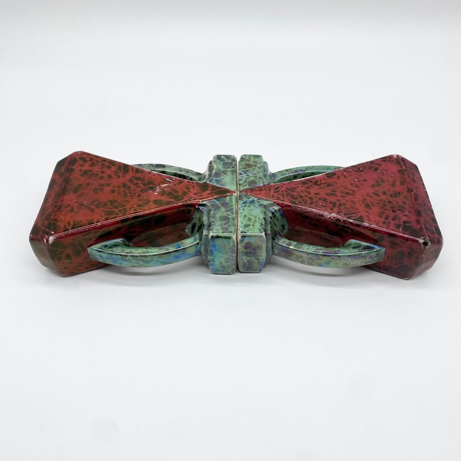 PAIRE DE VASES ART DÉCO – "MAJOLIQUE WASMÜEL", 1930s