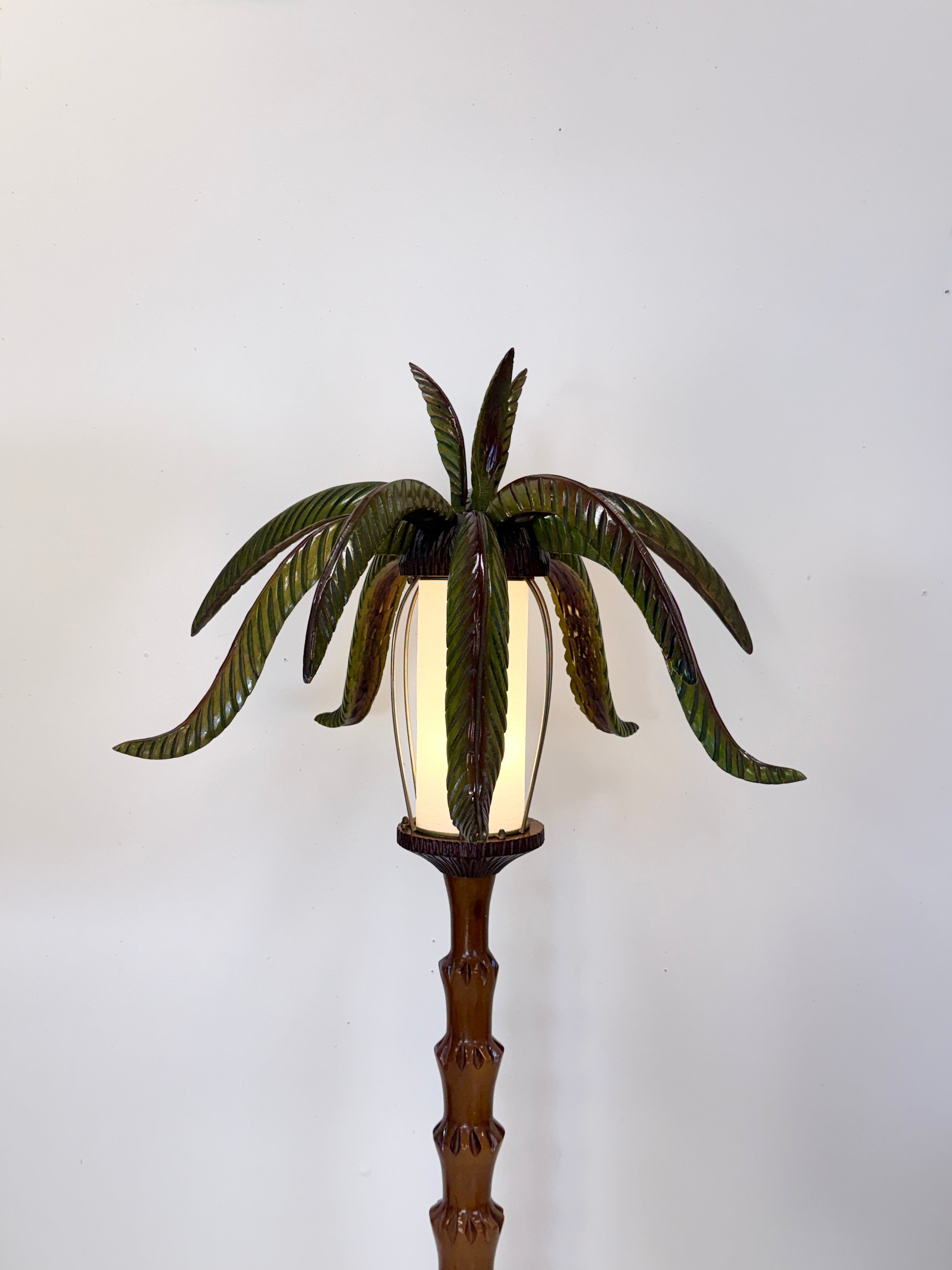 LAMPADAIRE « PALMIER » — ALDO TURA, ITALIE, CIRCA 1960