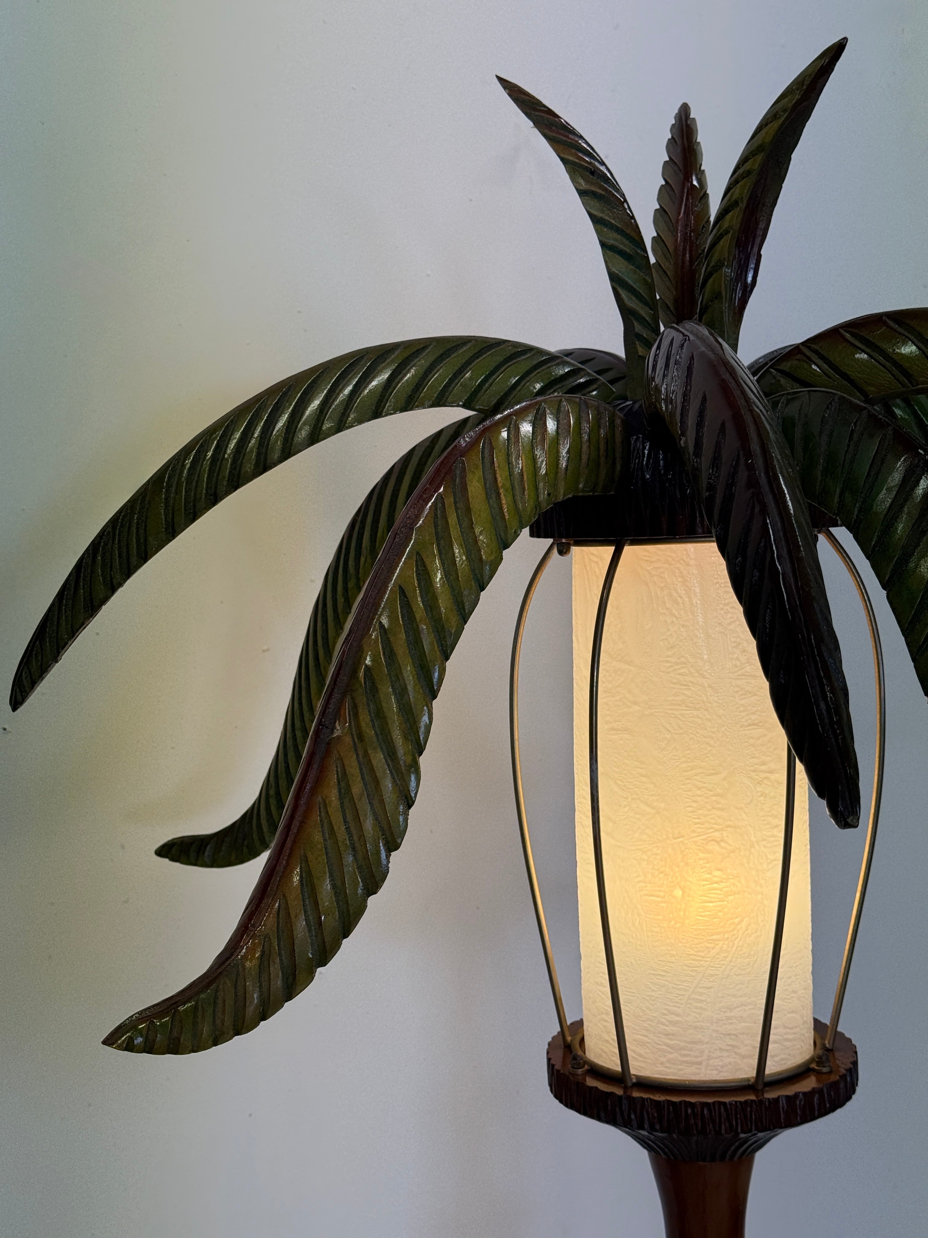 LAMPADAIRE « PALMIER » — ALDO TURA, ITALIE, CIRCA 1960